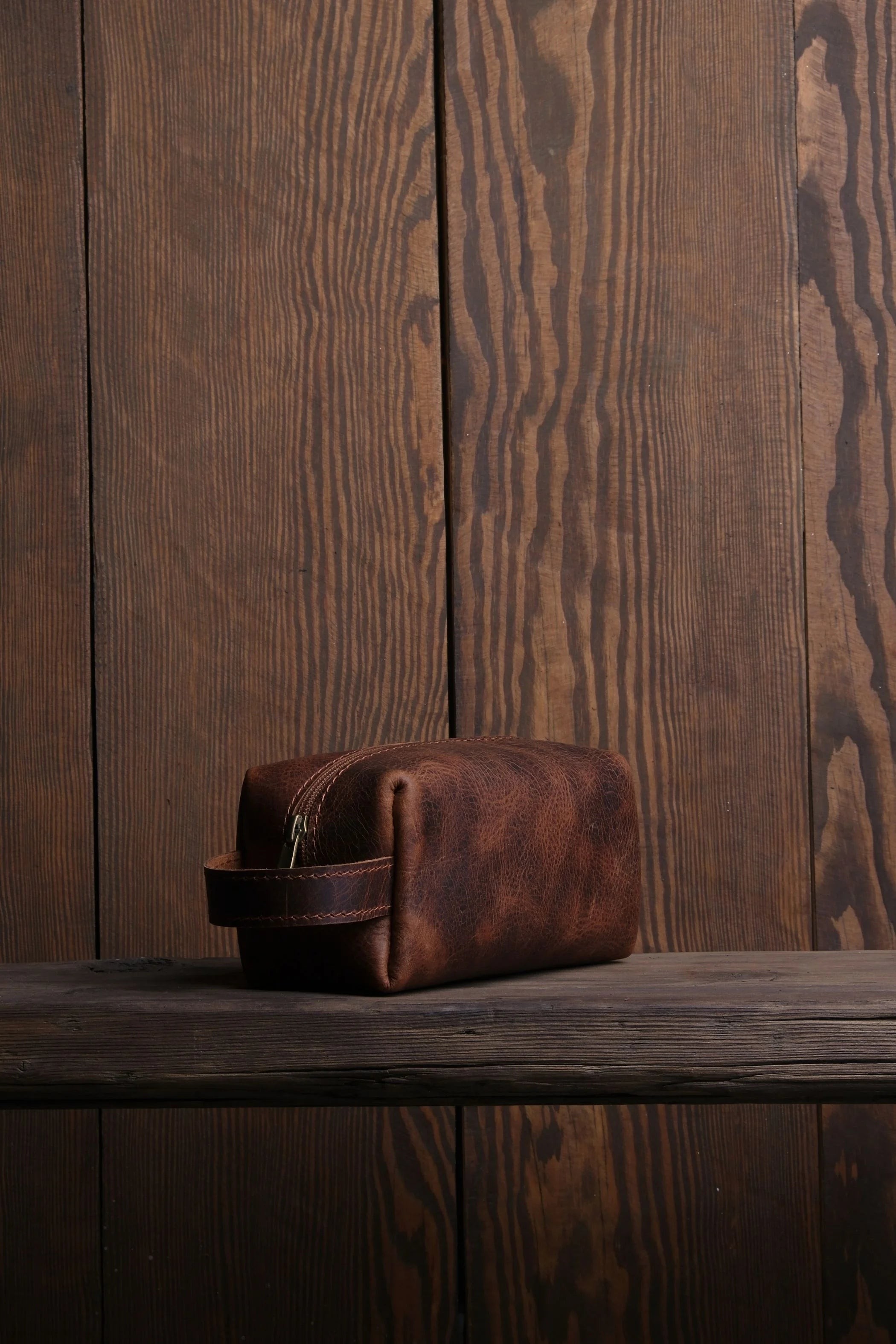 Dopp Kit Deri El Çantası