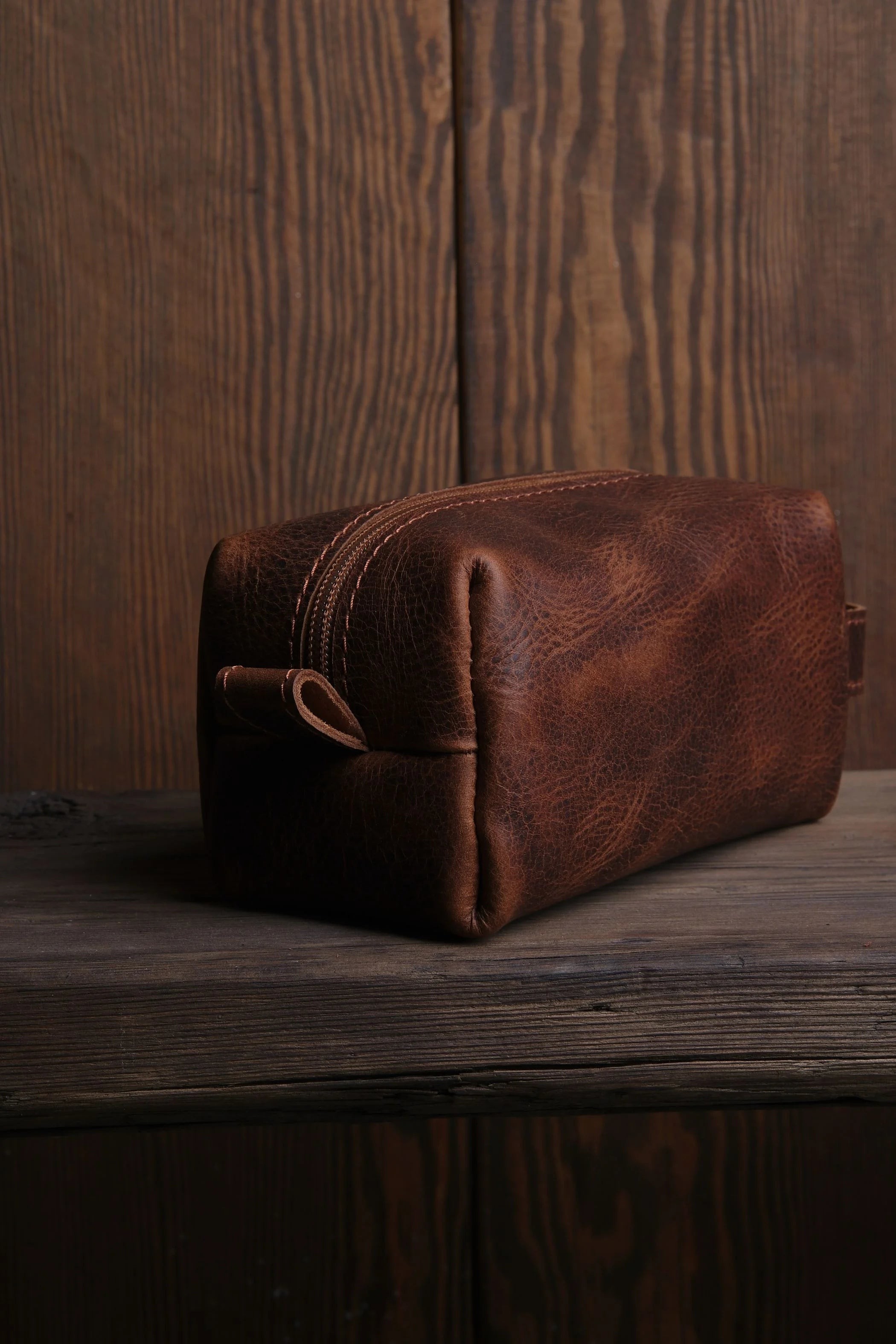 Dopp Kit Deri El Çantası