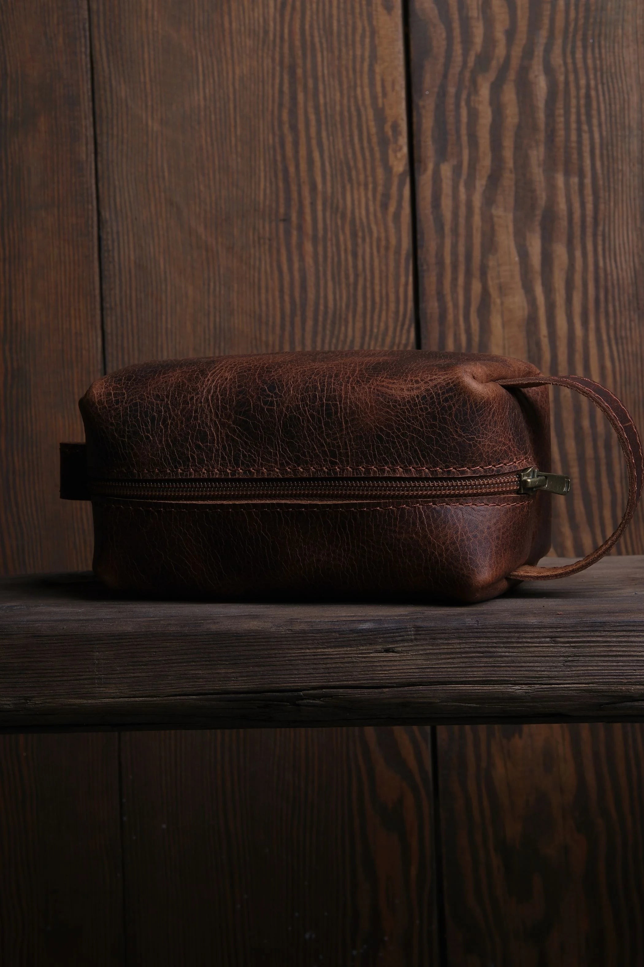 Dopp Kit Deri El Çantası