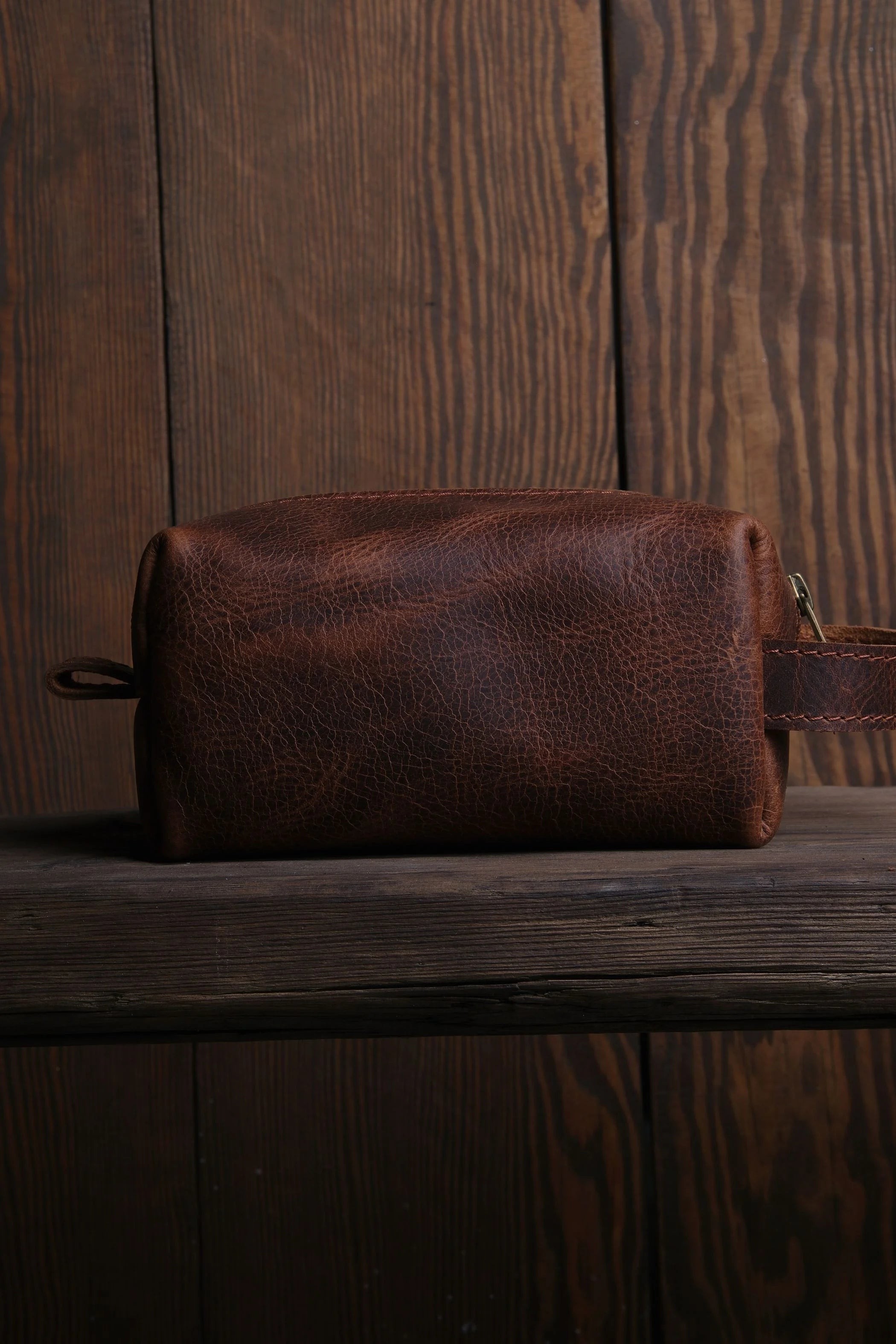 Dopp Kit Deri El Çantası