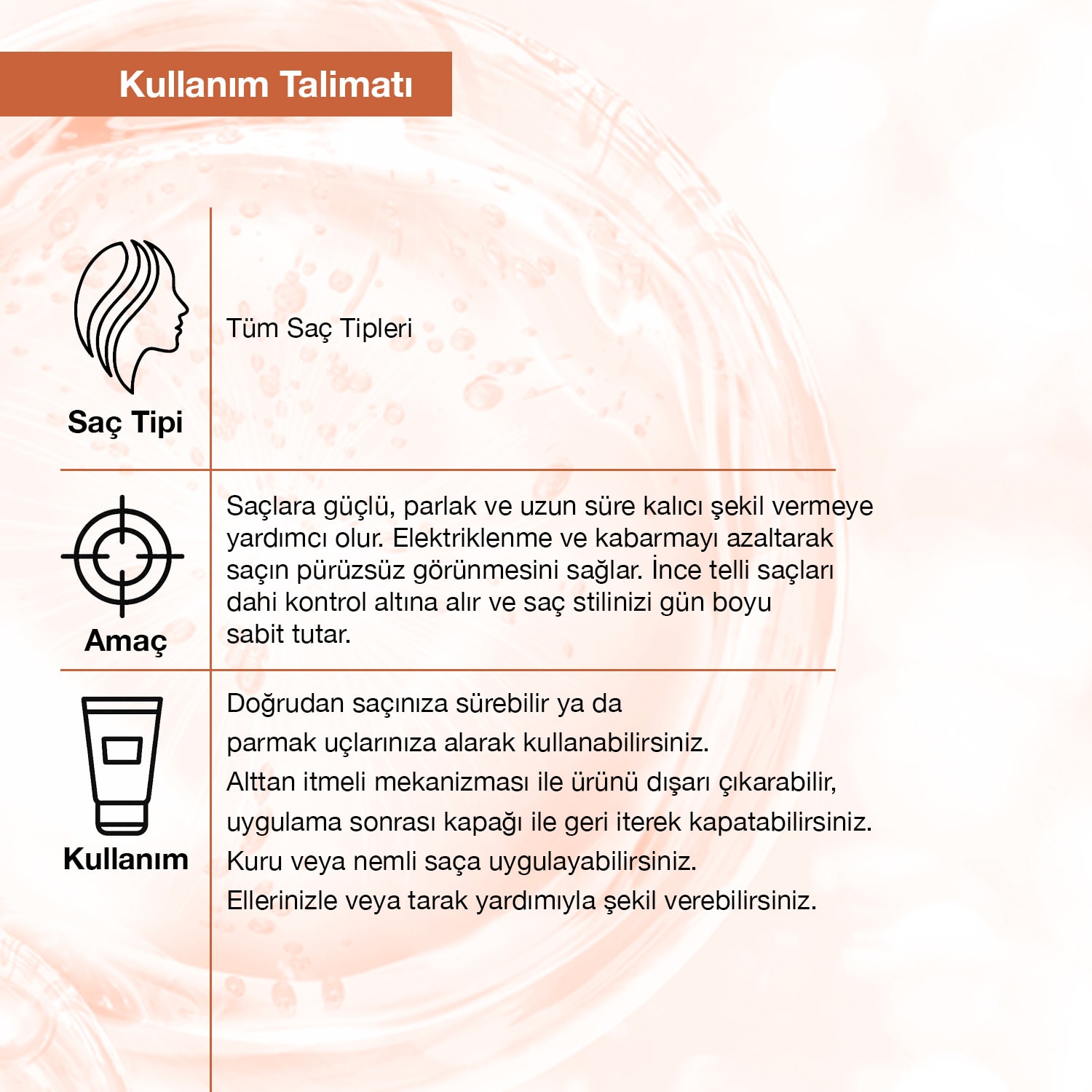Hair Wax Stick | Saç Şekillendirici | Saç Sabitleyici | 75 gr