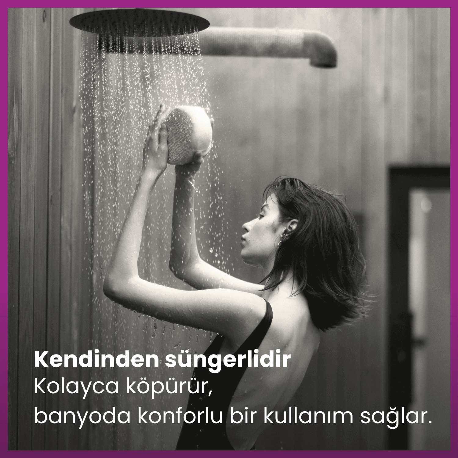 Collagen (Kolajen) İçeren Doğal Süngerli Sabun | 100 gr