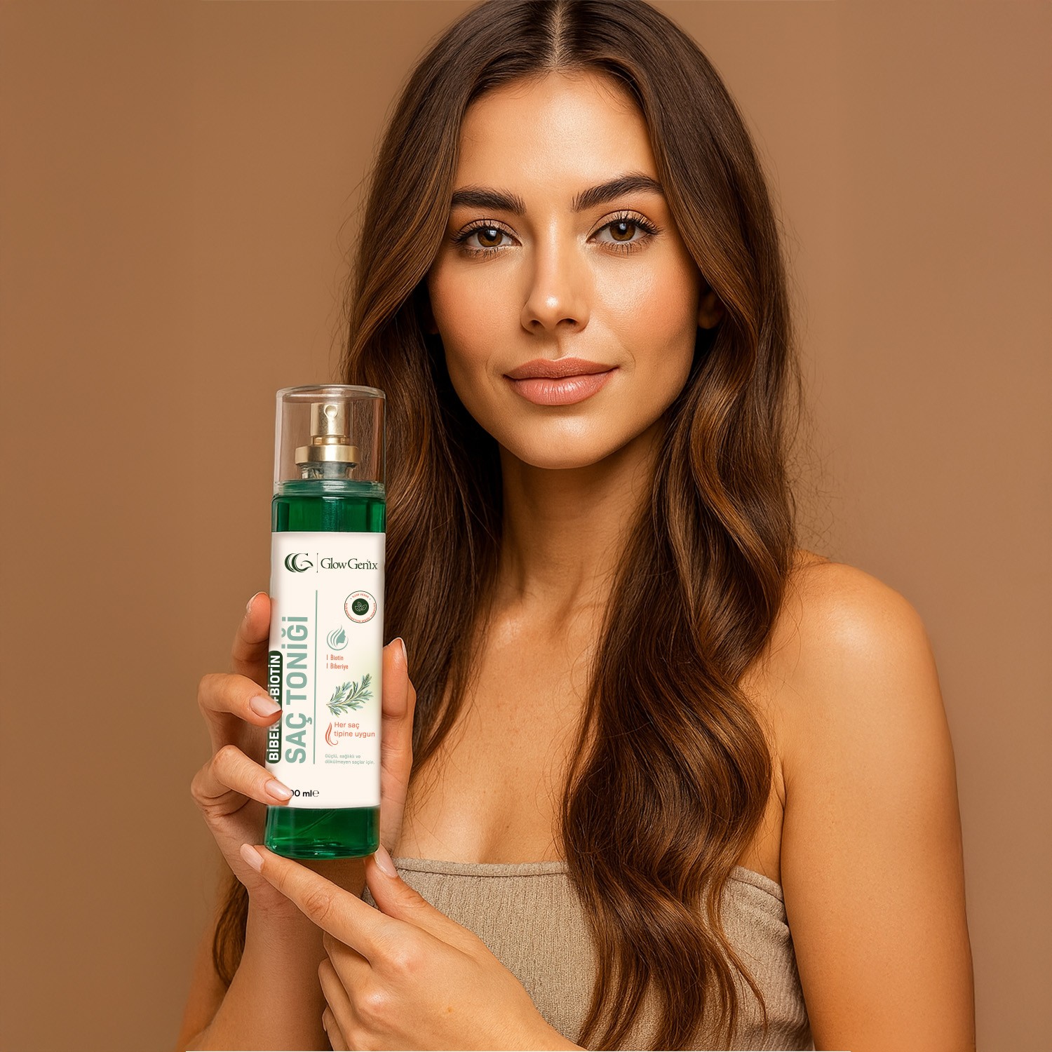 Biberiye ve Biotin İçeren %100 Doğal ve Saf Saç Toniği | 200 ml