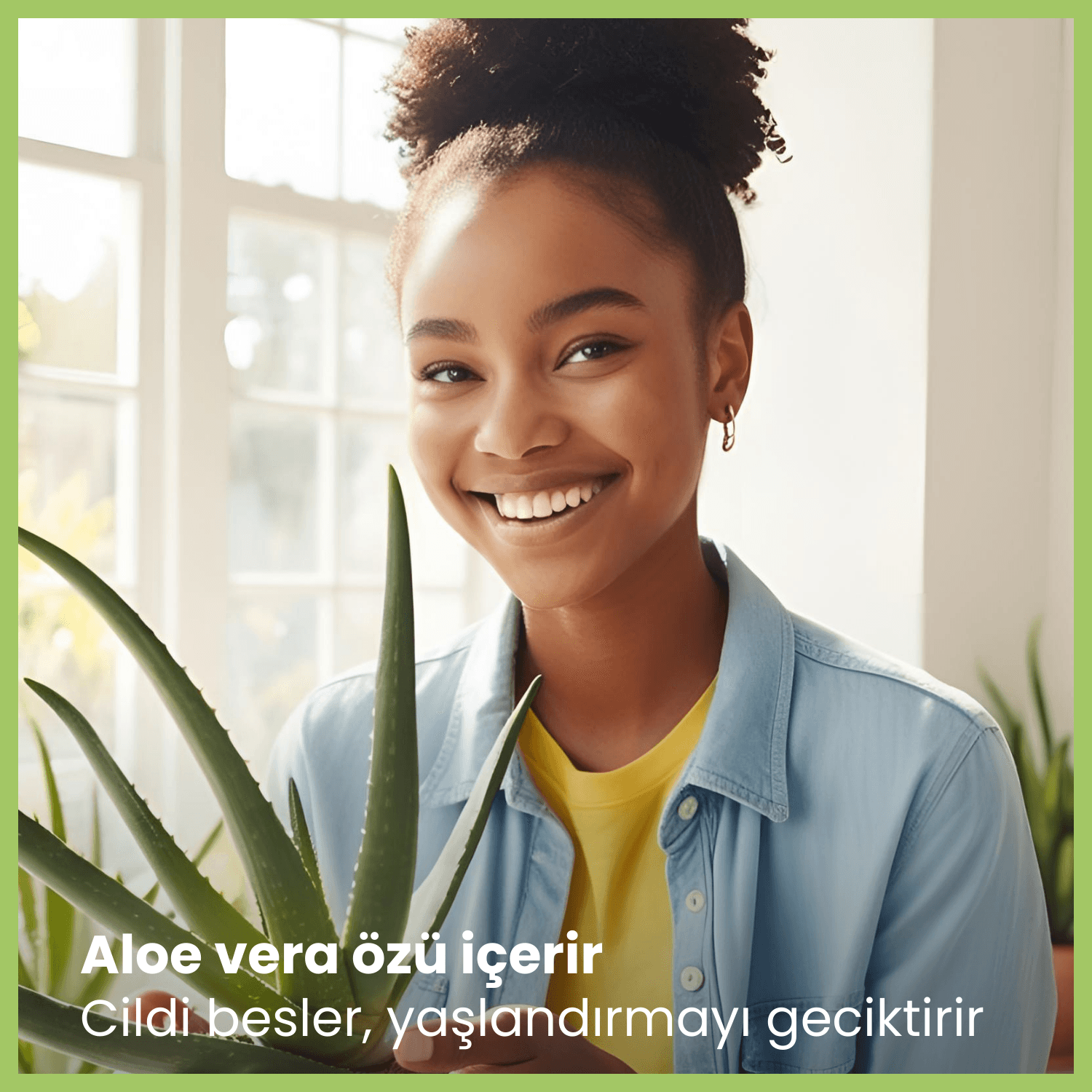 Aloe Vera Özü İçeren Doğal Süngerli Sabun | 120 gr