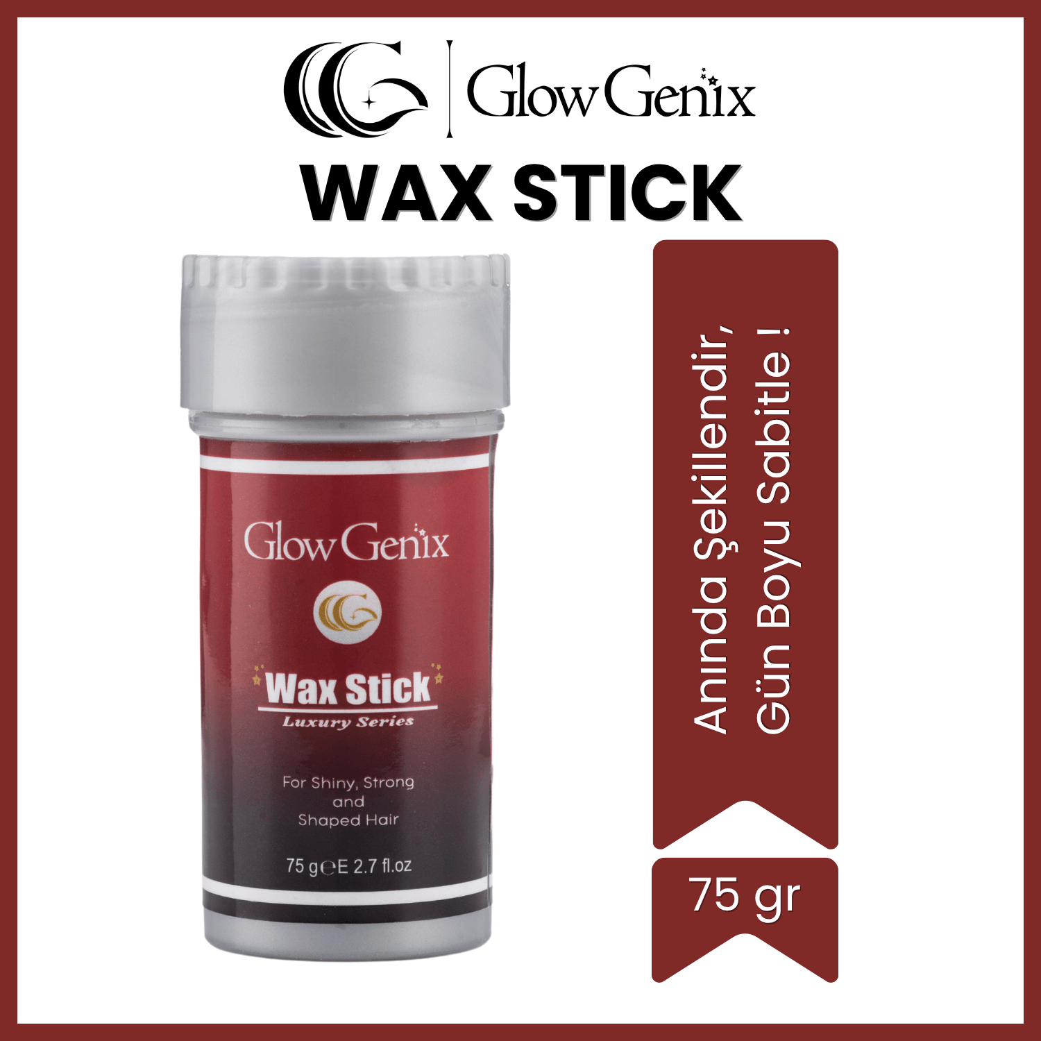 Hair Wax Stick | Saç Şekillendirici | Saç Sabitleyici | 75 gr