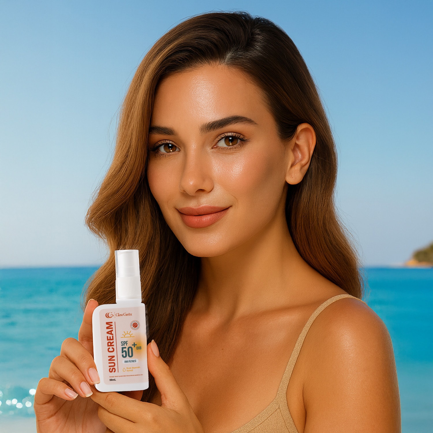 Tüm Cilt Tiplerine Uygun SPF 50+ Güneş Kremi | 50 mL