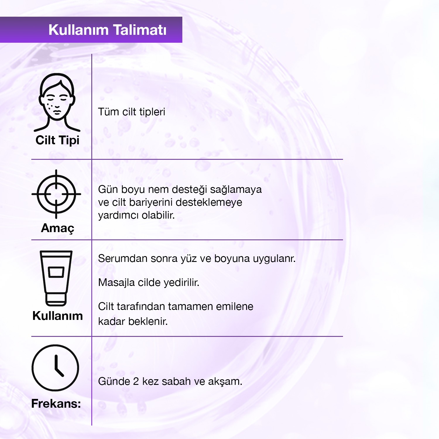 Nemlendirici Krem | El ve Vucüt Kullanımına Uygun | 100 ml