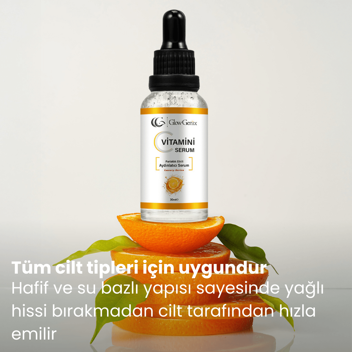 C Vitamini Serum | C Vitaminli Aydınlatıcı Cilt Bakım Serumu | 30 mL