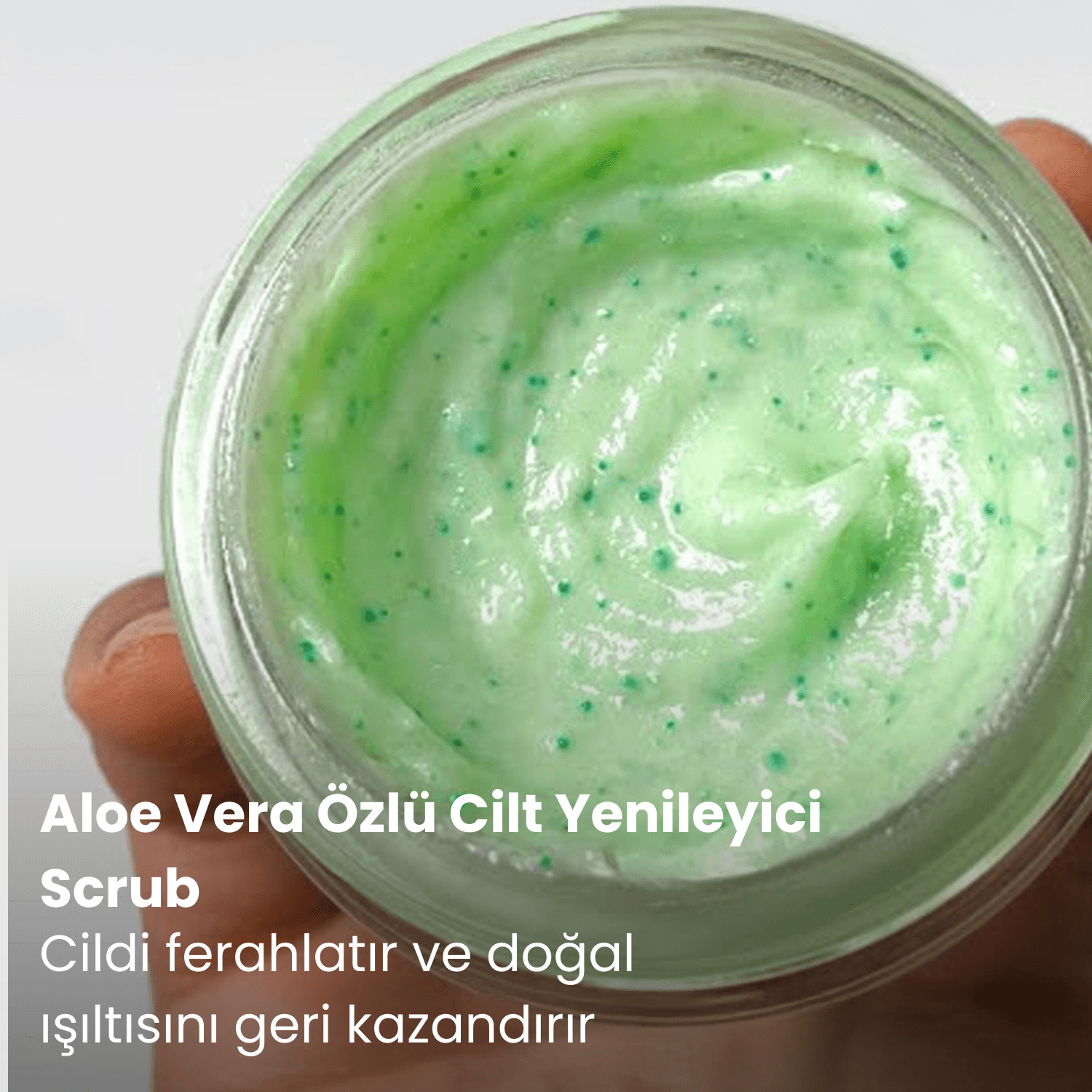 Aloe Vera Özlü Body Scrub | Nemlendirici, Besleyici, Arındırıcı Vücut Peelingi | 250 mL