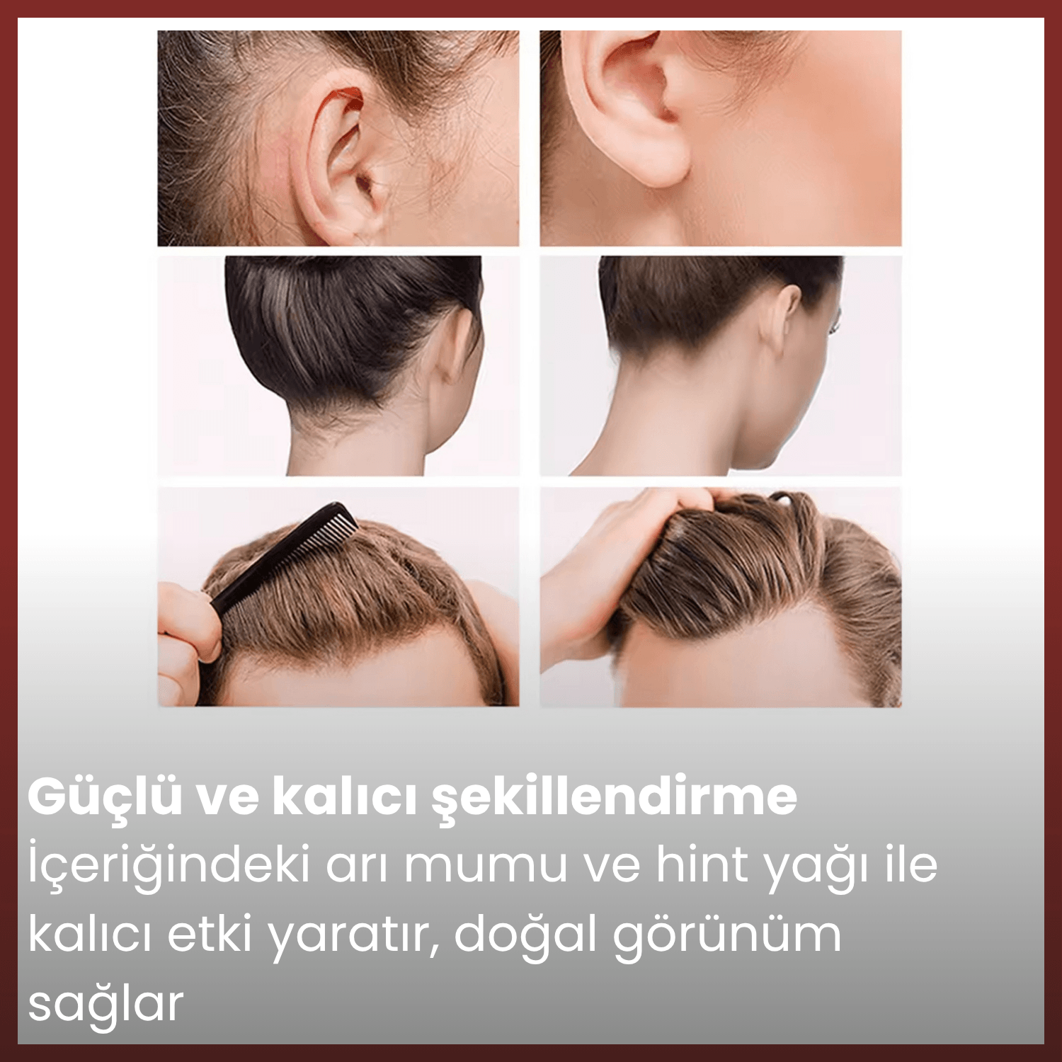 Hair Wax Stick | Saç Şekillendirici | Saç Sabitleyici | 75 gr