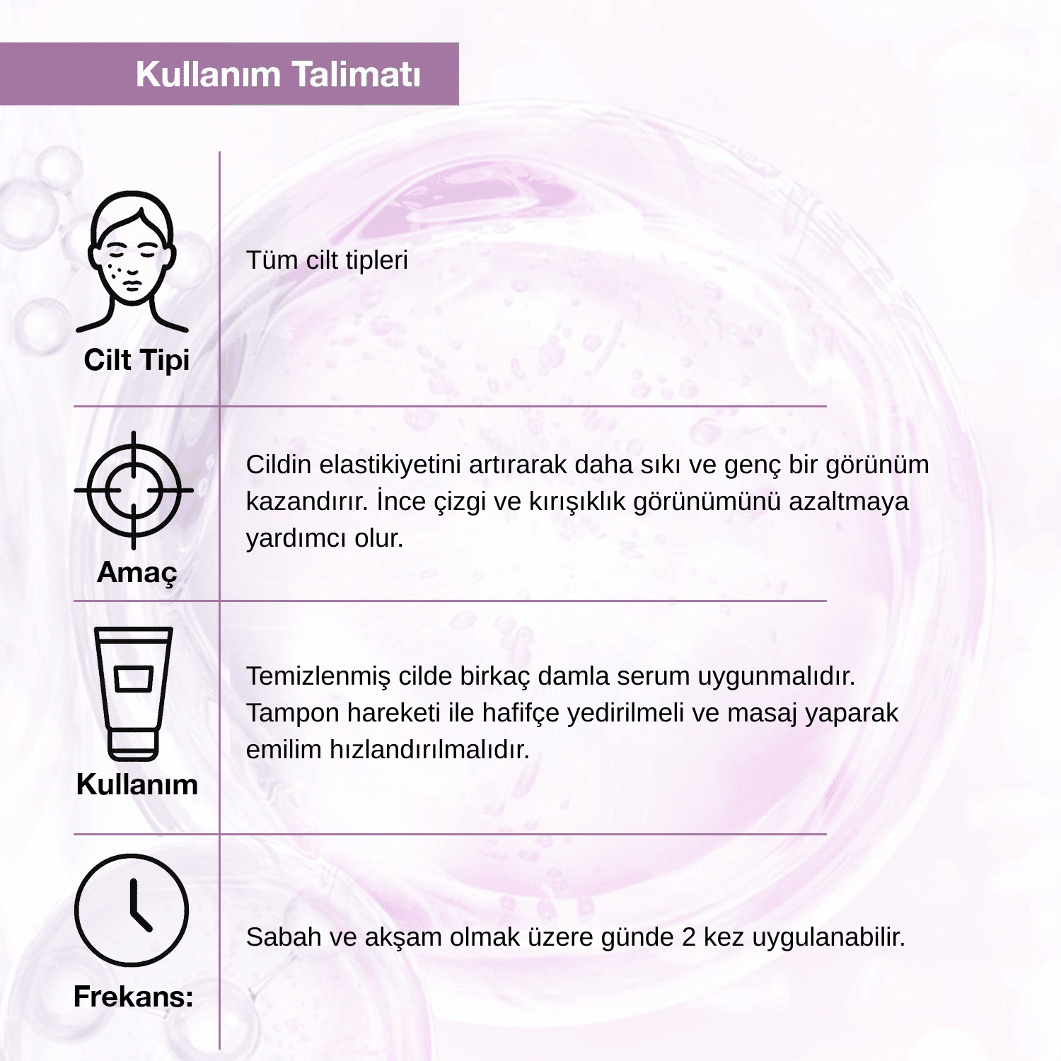 Collagen (Kolajen) Serumu | Sıkılaştıran, Kırışıklık Karşıtı ve Nemlendirici Etkili | 30 mL