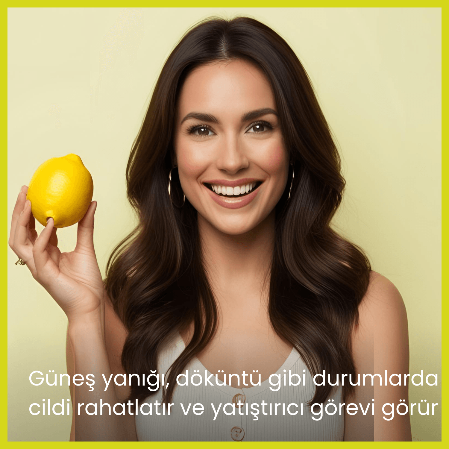 Limon Özü İçeren Doğal Süngerli Sabun | 120 gr