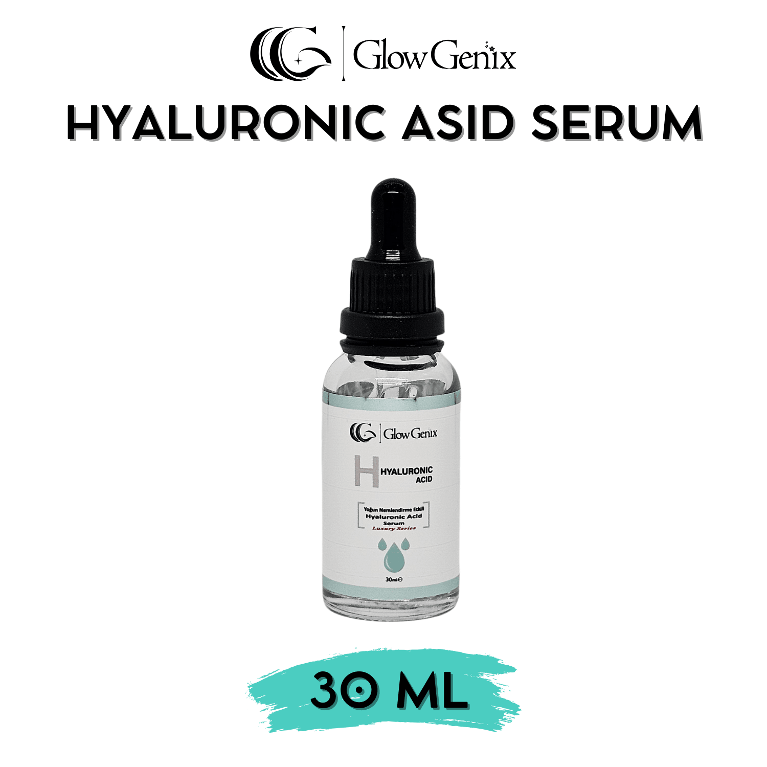 Hyaluronic Asid (Hiyalüronik Asit) Serumu | Nemlendirme Etkili, Yaşlanma Karşıtı | 30 mL