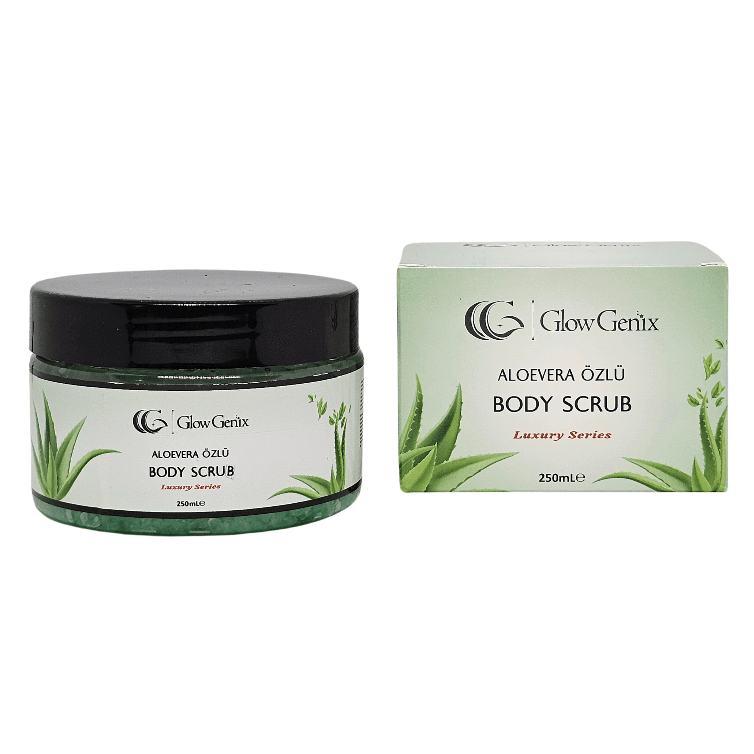 Aloe Vera Özlü Body Scrub | Nemlendirici, Besleyici, Arındırıcı Vücut Peelingi | 250 mL