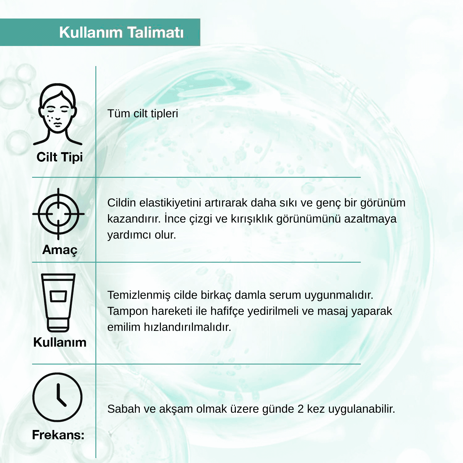 Hyaluronic Asid (Hiyalüronik Asit) Serumu | Nemlendirme Etkili, Yaşlanma Karşıtı | 30 mL