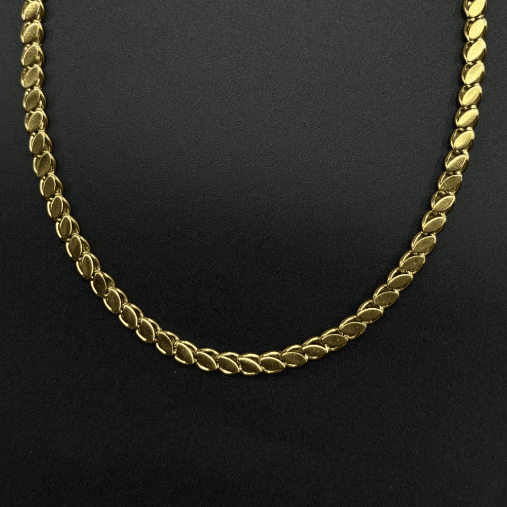 Gold Makas Zincir Çelik Kolye