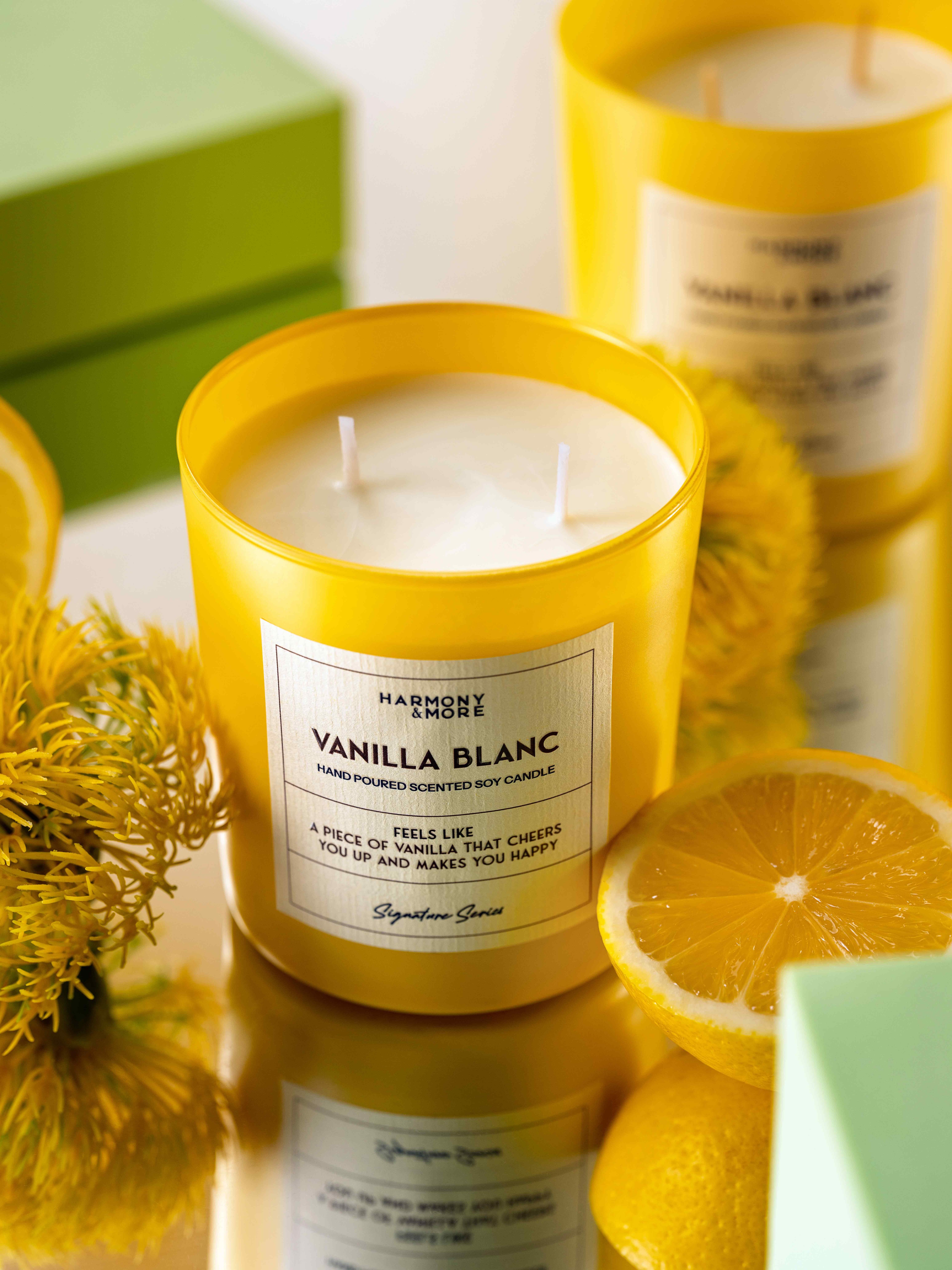 Vanilla Blanc - Vanilya ve Mum Kokulu Mum, 300 GR.