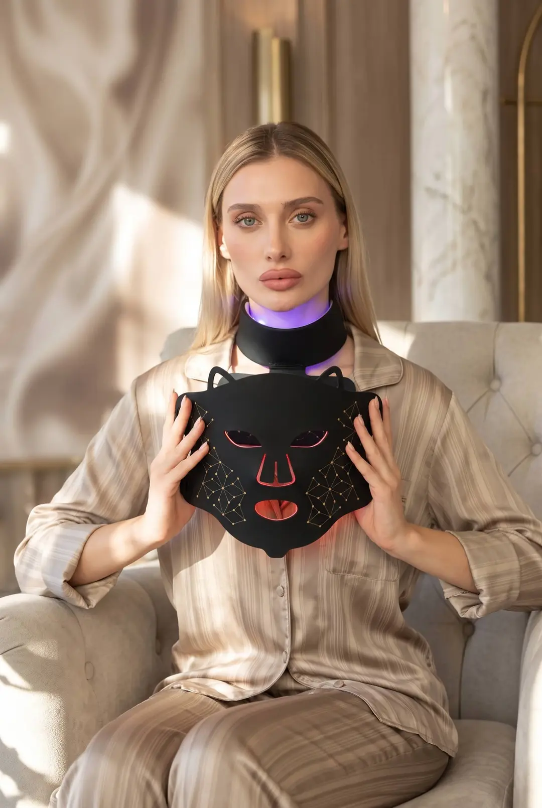 Maske ve boyun modülü elde