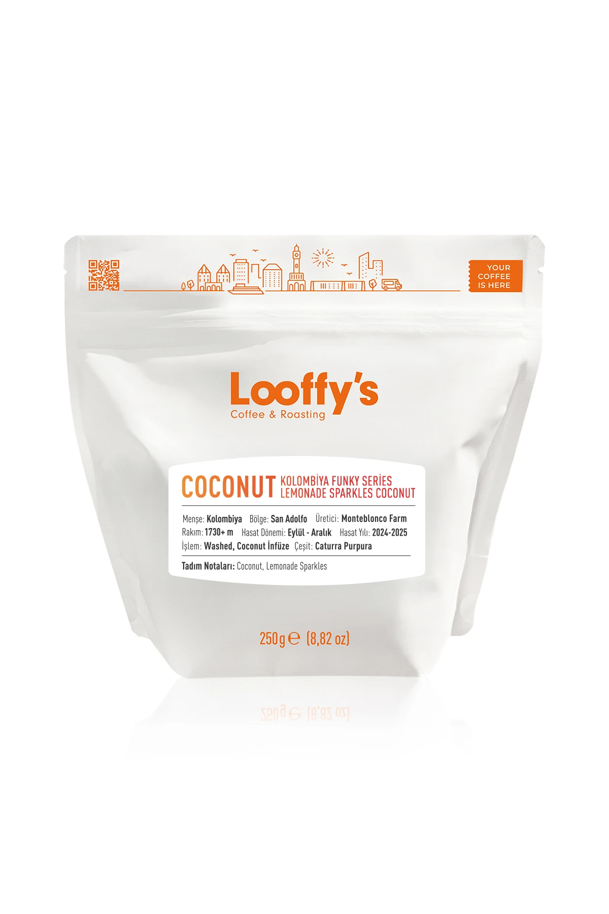 COCONUT Kolombiya Funky Series Lemonade Sparkles Coconut 