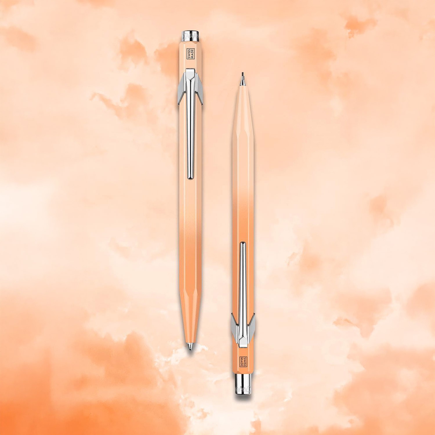 Caran d'Ache 849 Special Edition Tükenmez Kalem Versatil Kalem Set - Sunset Sky