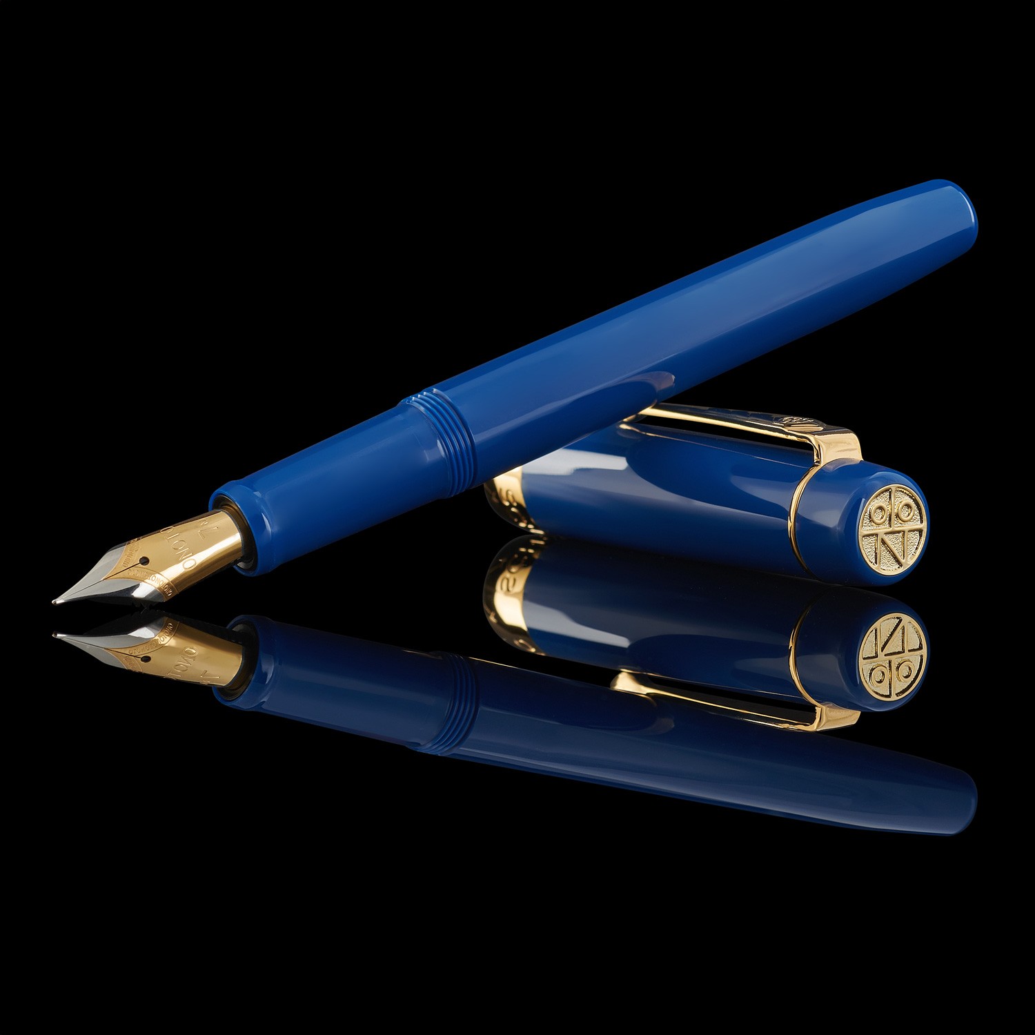 Onoto Scholar Gold Dolma Kalem - Royal Blue