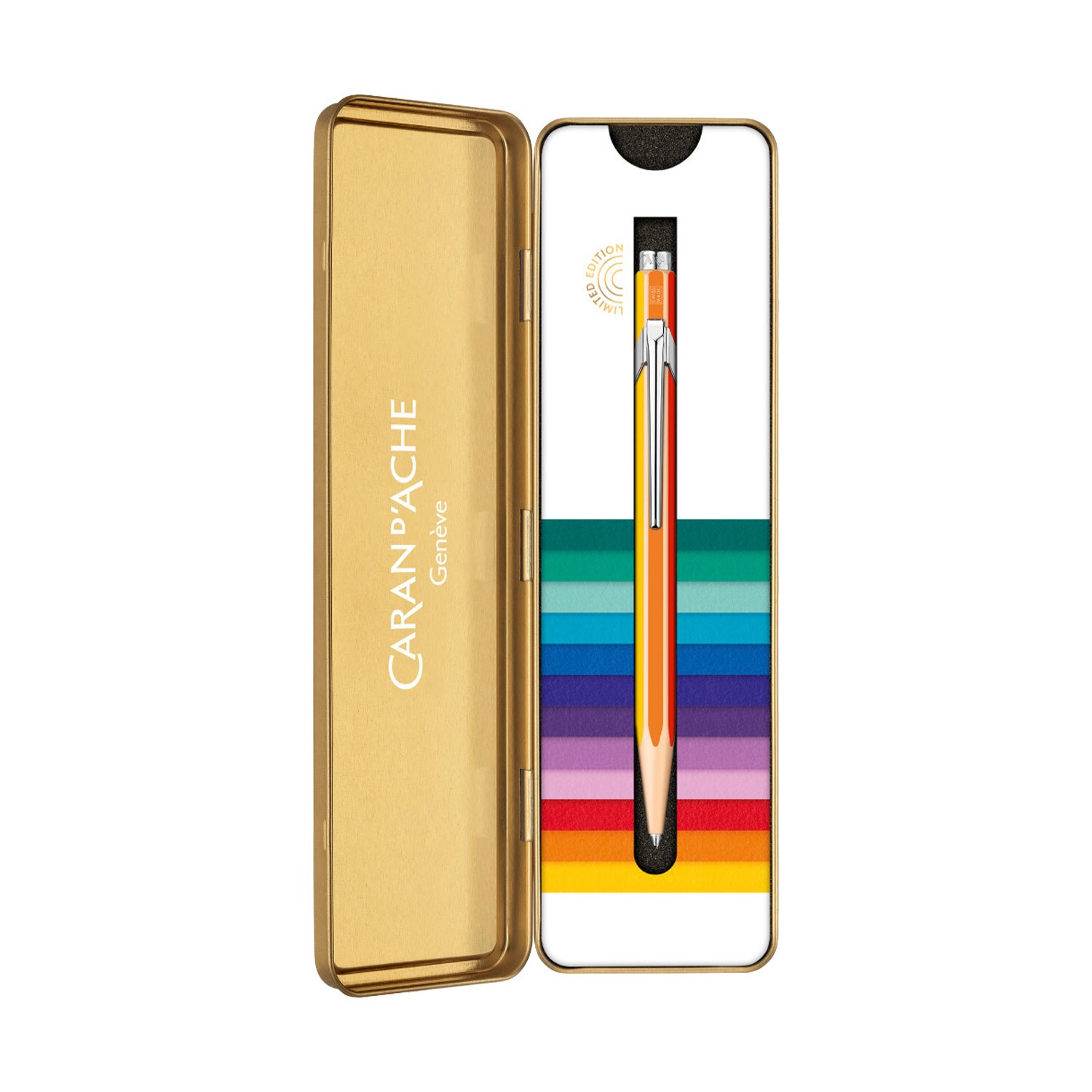 Caran d'Ache 849 Color Treasure Tükenmez Kalem - Warm Rainbow