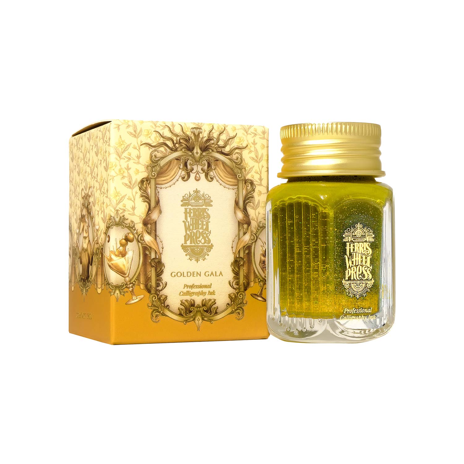 Ferris Wheel Press Golden Gala Kaligrafi Şişe Mürekkep - 28 ml