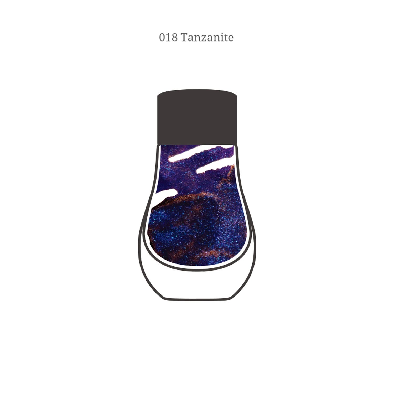 Dominant Industry Pearl Tanzanite Şişe Mürekkep - 25 ml