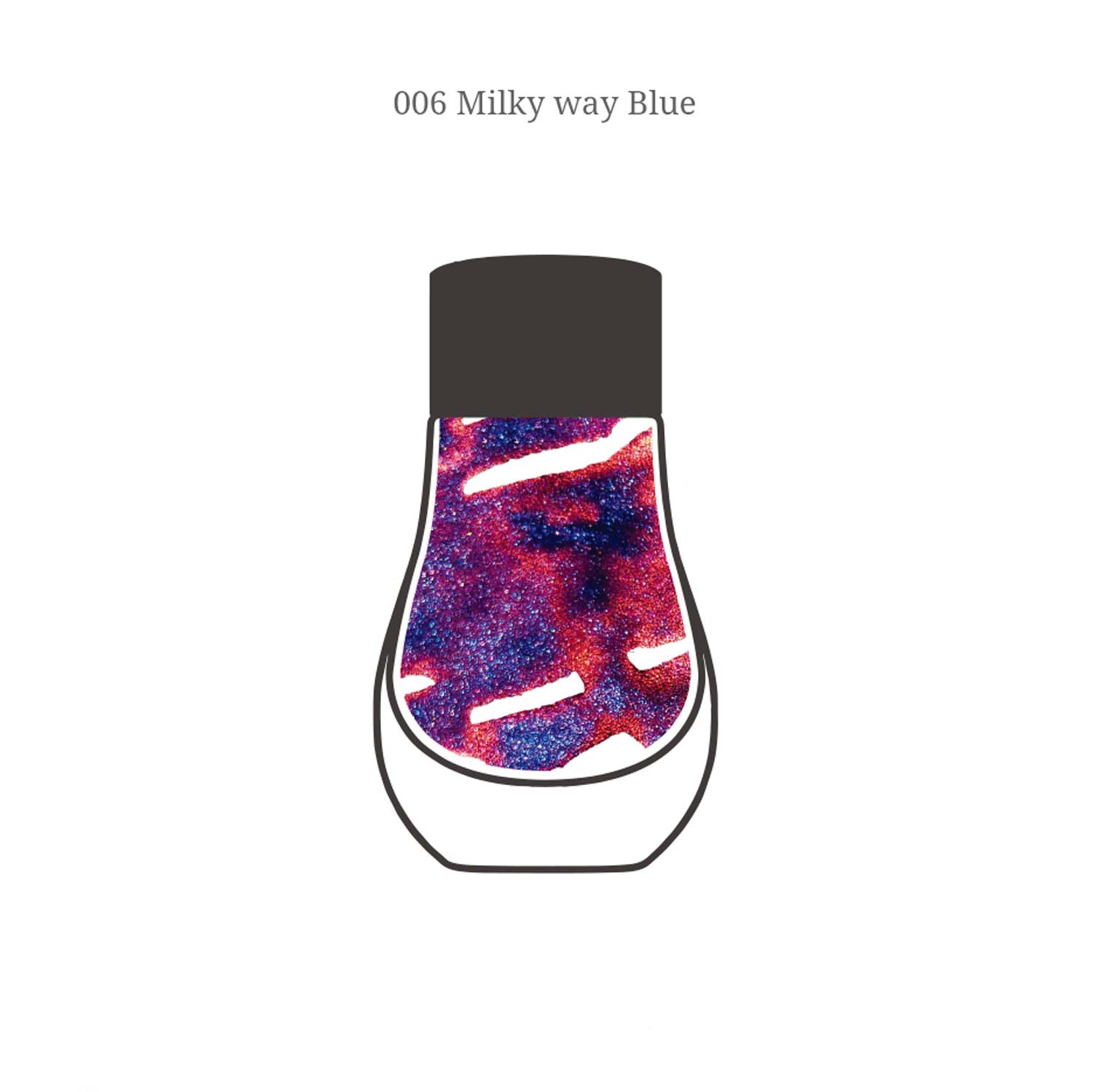 Dominant Industry Pearl Milky Way Blue Şişe Mürekkep - 25 ml