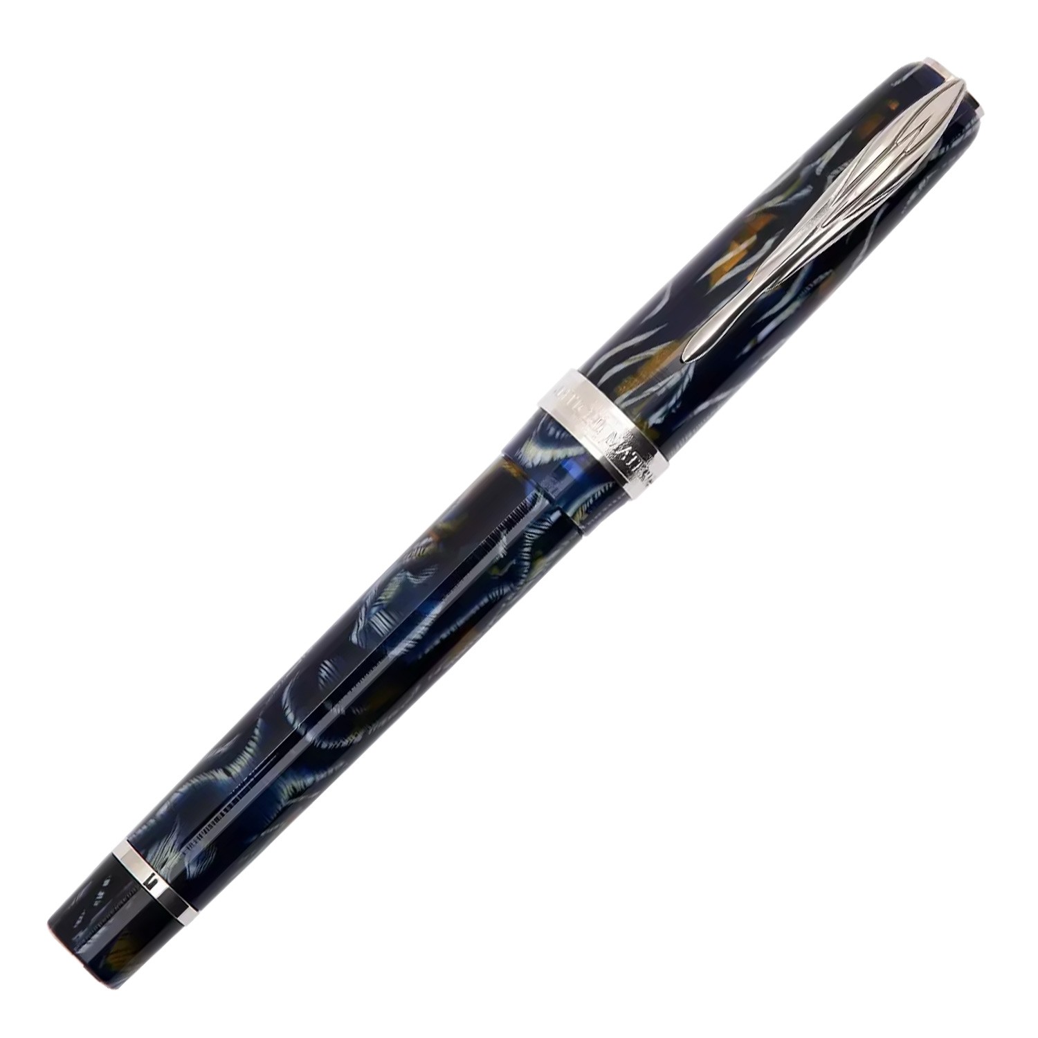 Pineider Antichi Materiali Wild Blue Palladium Dolma Kalem