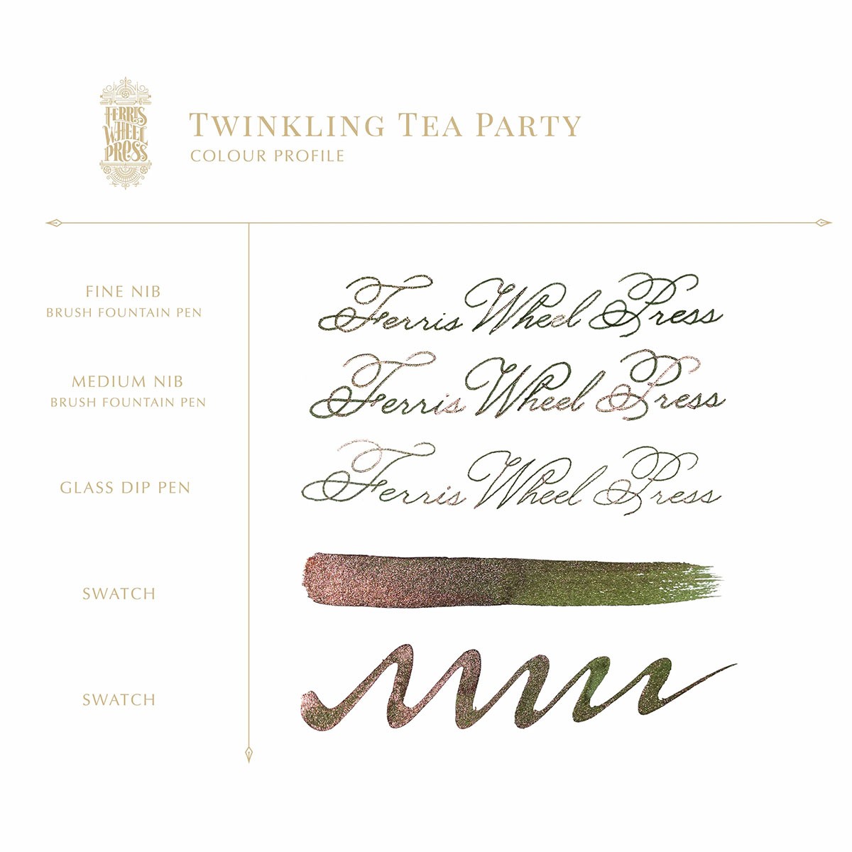 Ferris Wheel Press Twinkling Tea Party Şişe Mürekkep - 20 ml