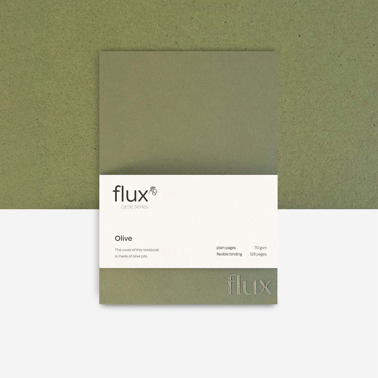 flux notebook Cycle Midi Not Defteri - Olive