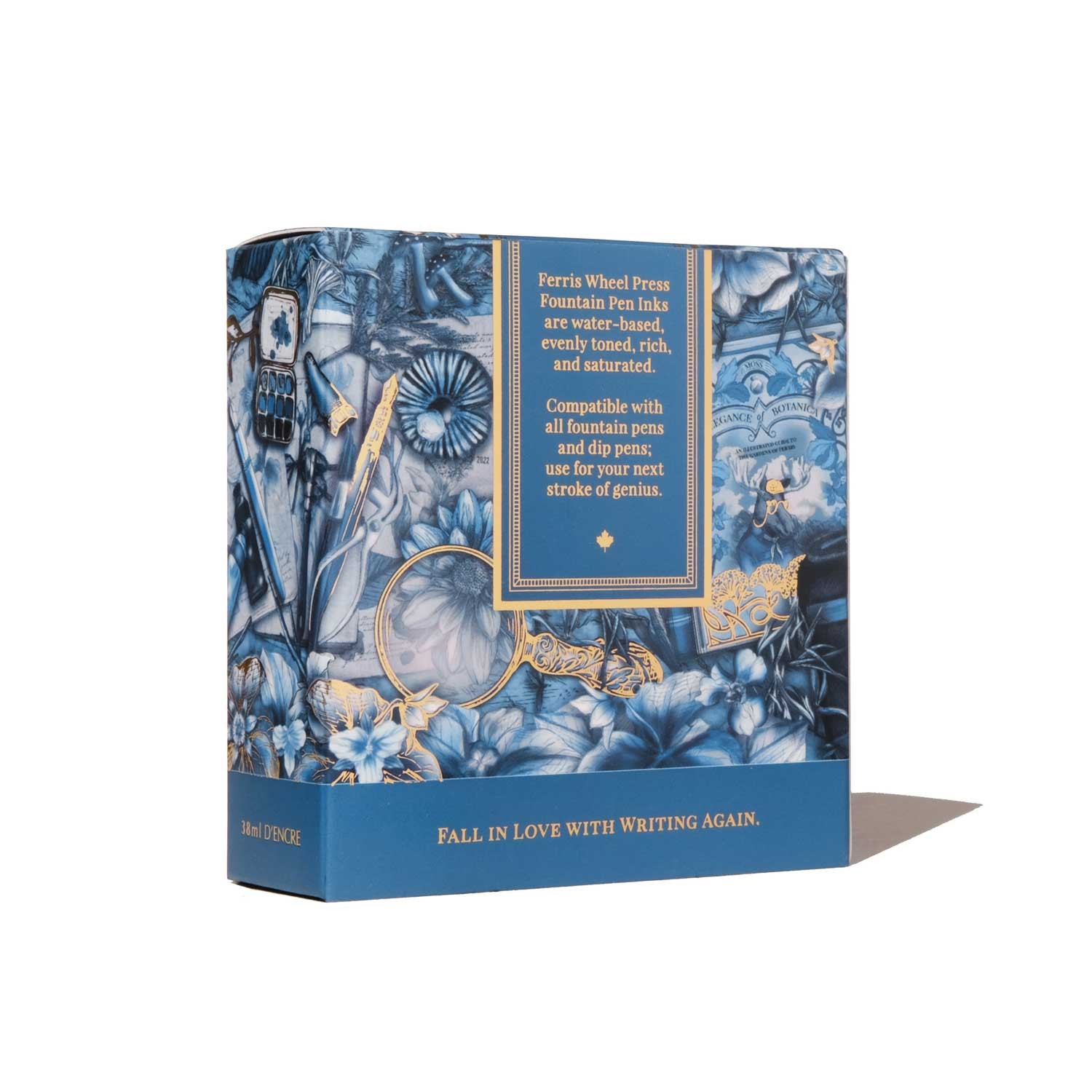 Ferris Wheel Press Bluebell Brushstrokes Şişe Mürekkep - 38 ml
