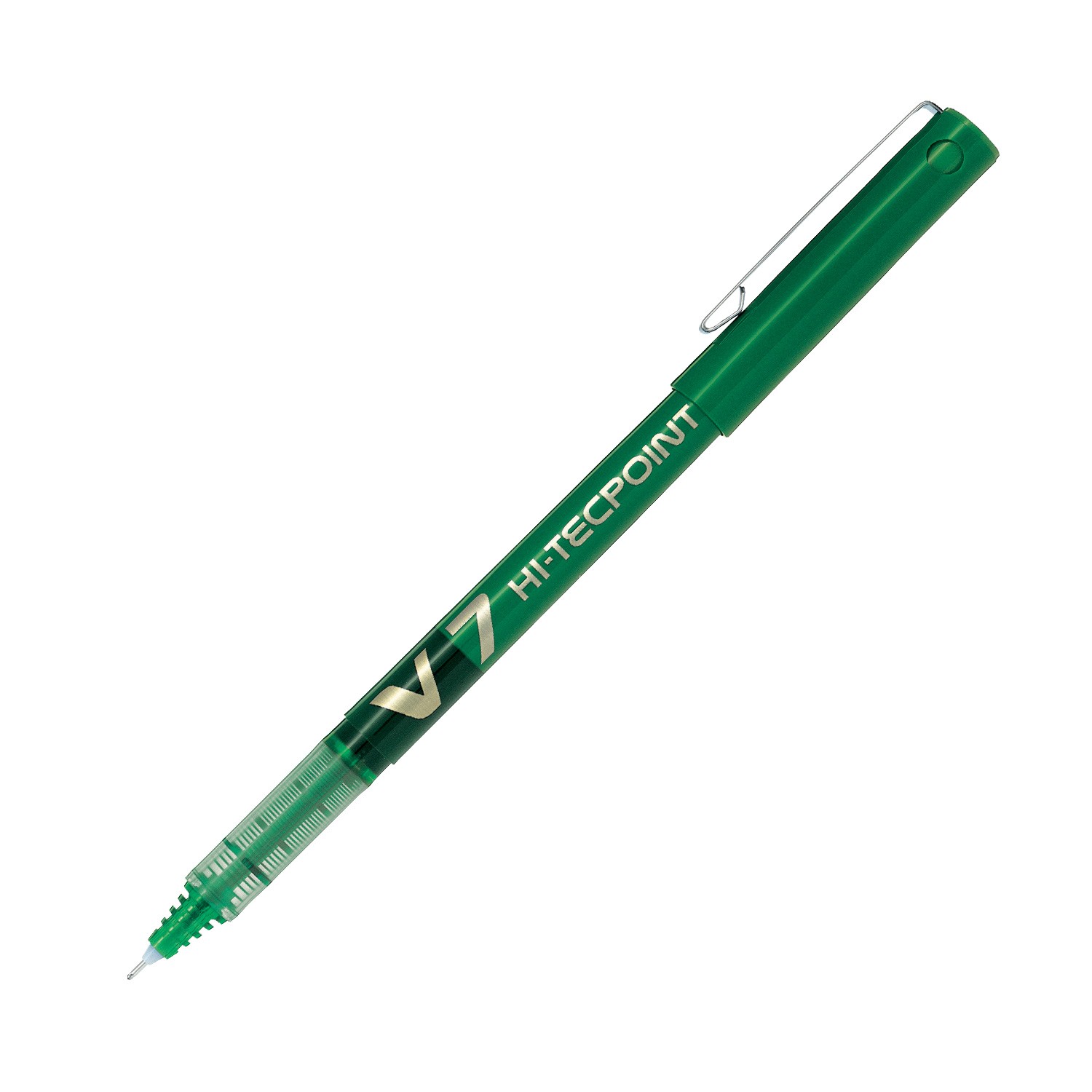 Pilot V7 Hi-Tecpoint 0.7 mm İğne Uçlu Roller Kalem - Yeşil