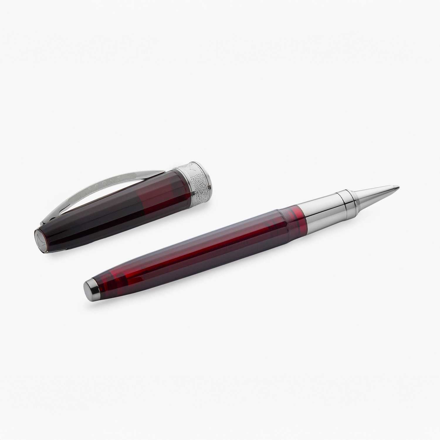 Visconti Michelangelo Roller Kalem - Translucent Red