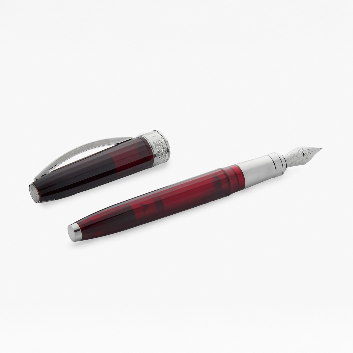Visconti Michelangelo Dolma Kalem - Translucent Red