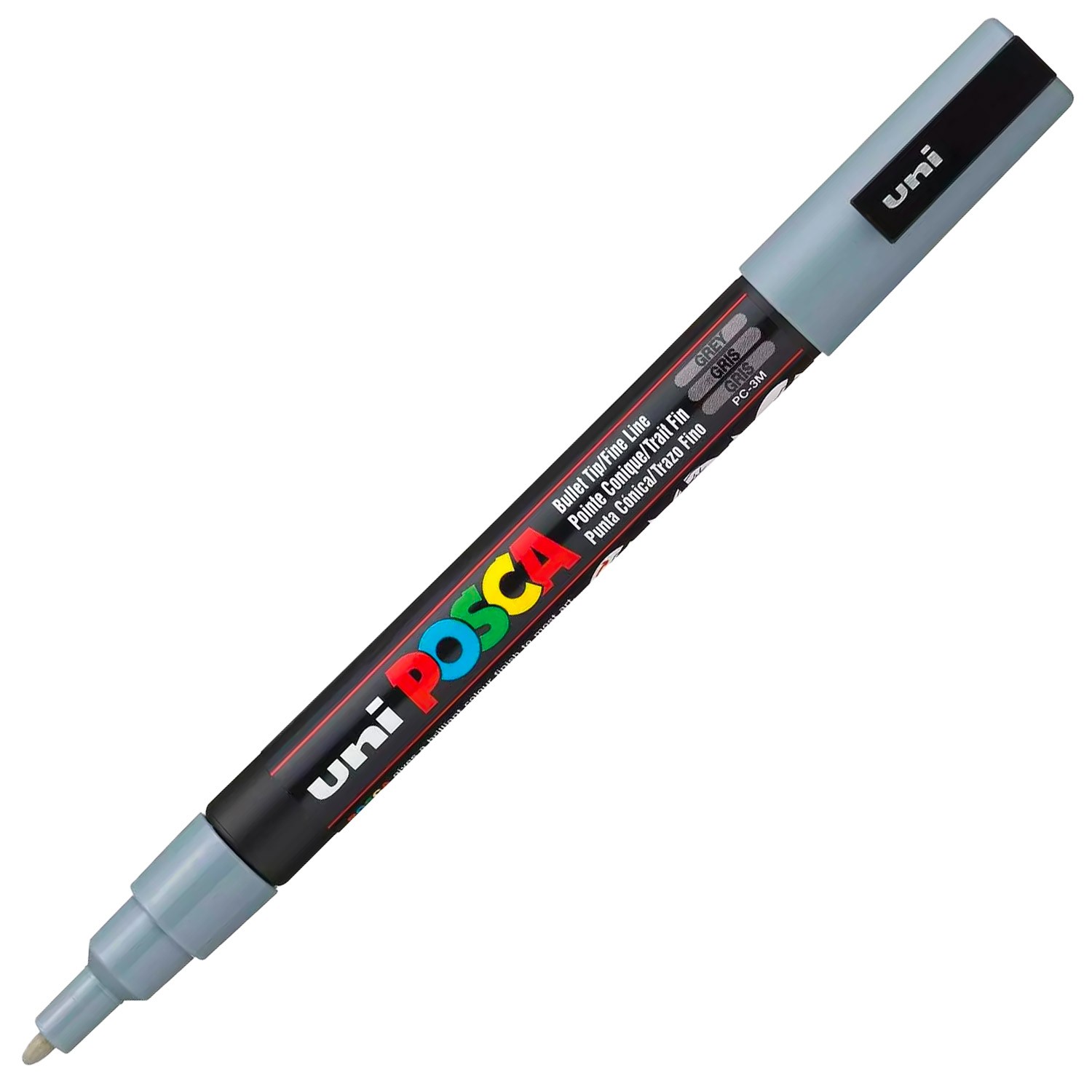 Uni Posca 3M Markör Kalem - Gri