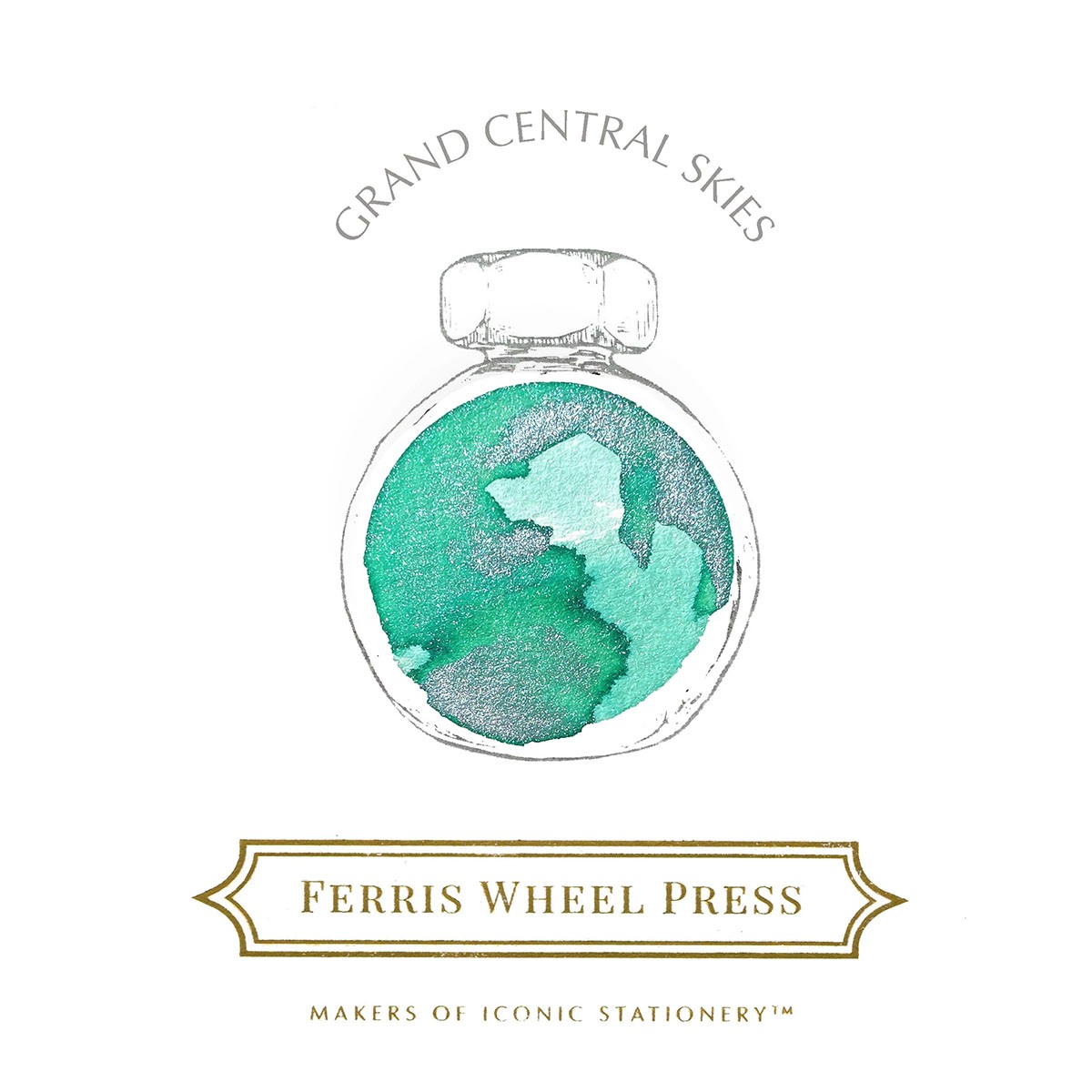 Ferris Wheel Press Grand Central Skies Şişe Mürekkep