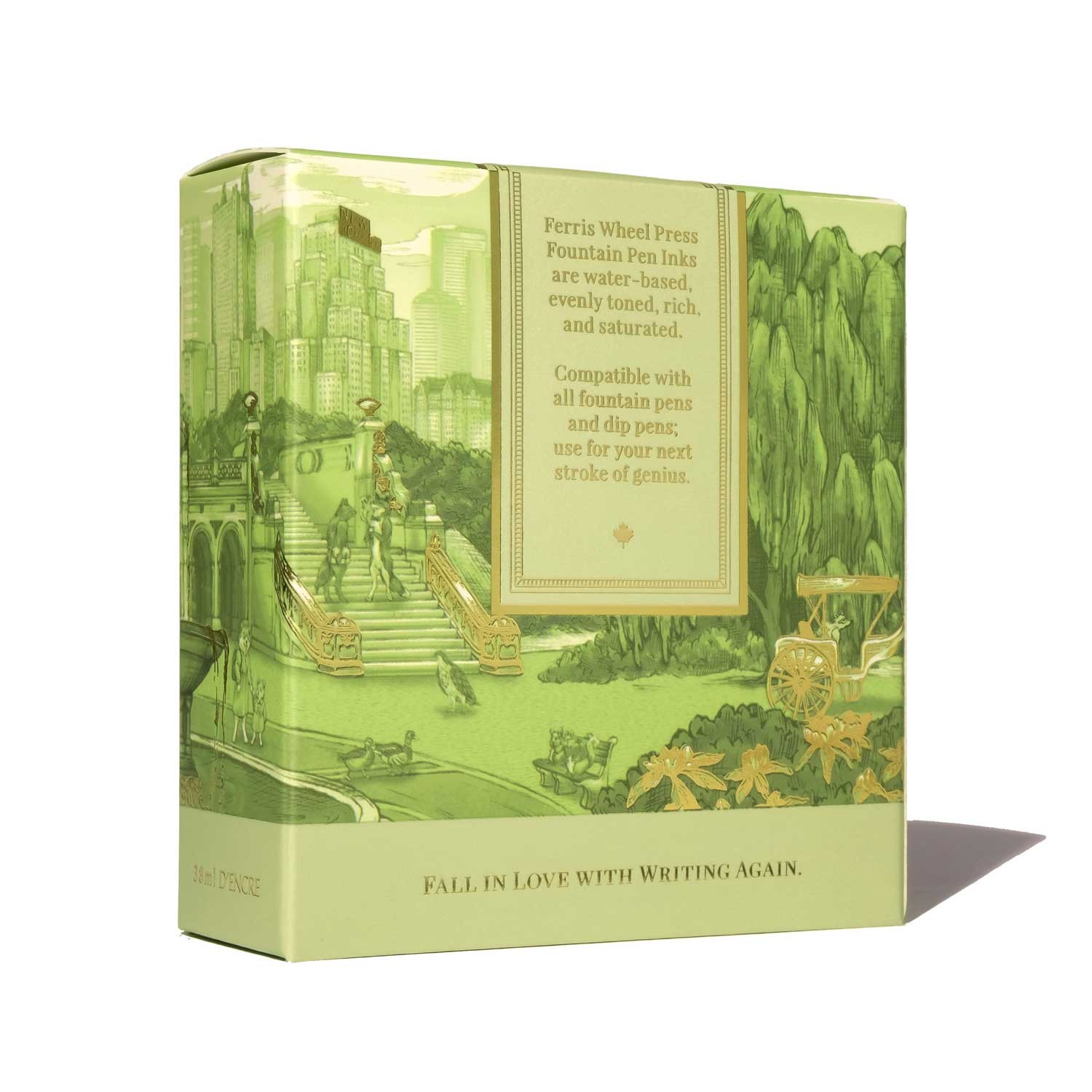 Ferris Wheel Press Central Park Greens Şişe Mürekkep - 38 ml