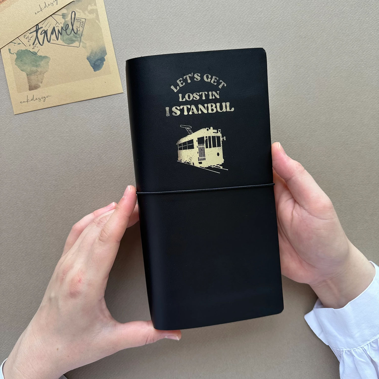 Euk Design İstanbul Edition Regular Size Traveler's Notebook Cover