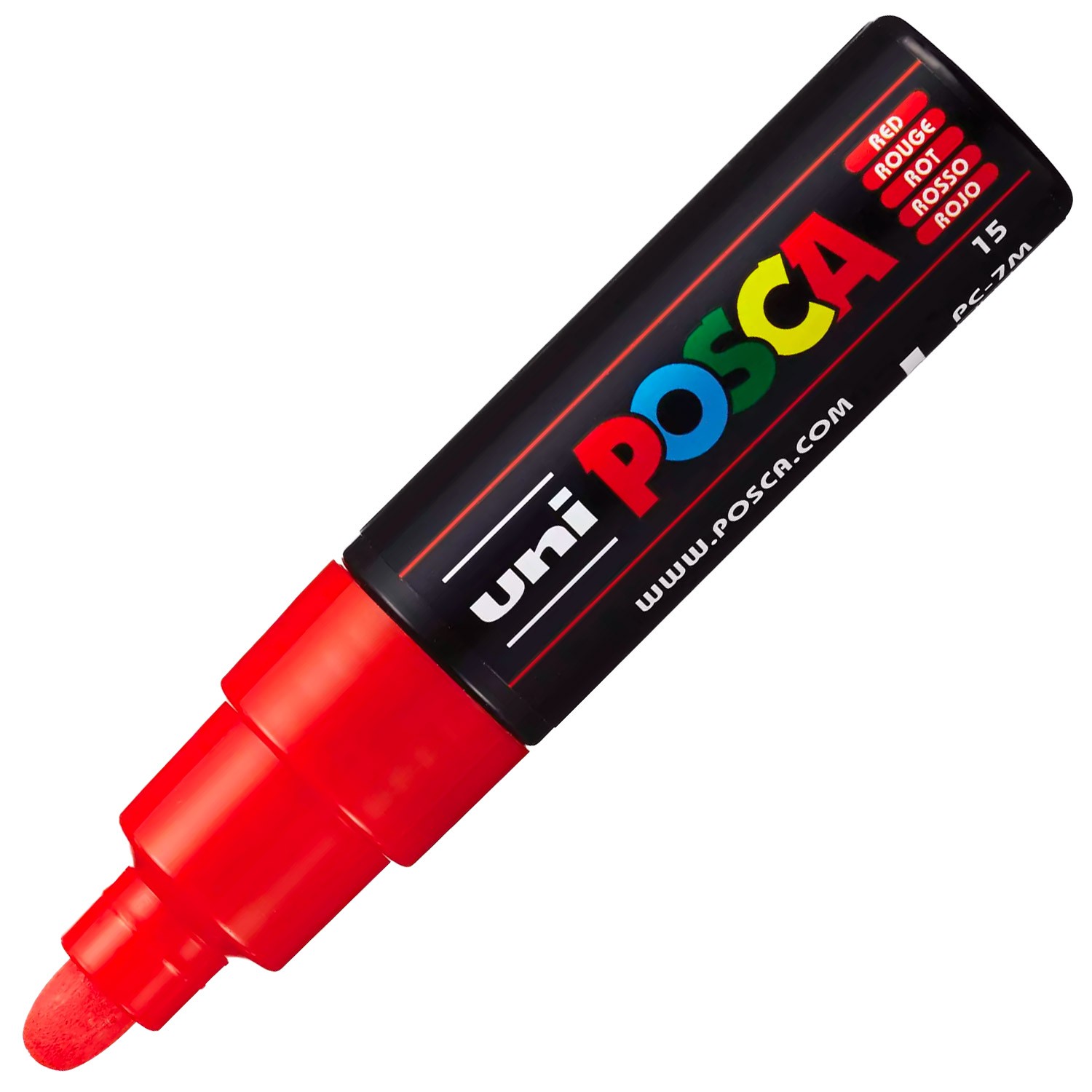 Uni Posca 7M Markör Kalem - Kırmızı