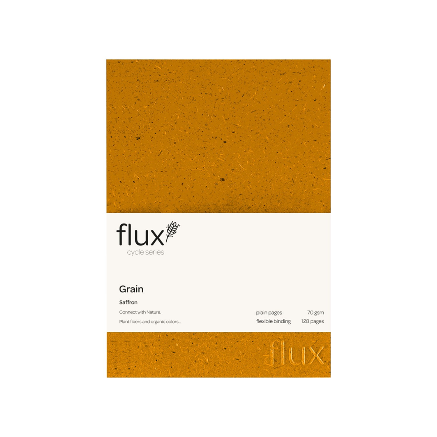 flux notebook Cycle Midi Not Defteri - Grain Saffron