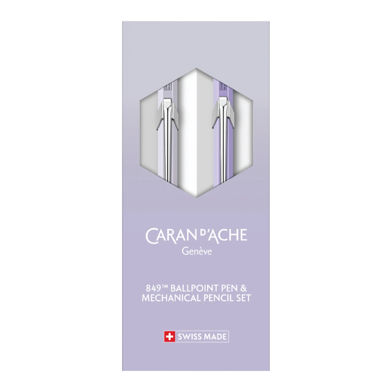 Caran d'Ache 849 Special Edition Tükenmez Kalem Versatil Kalem Set - Blooming Lavender
