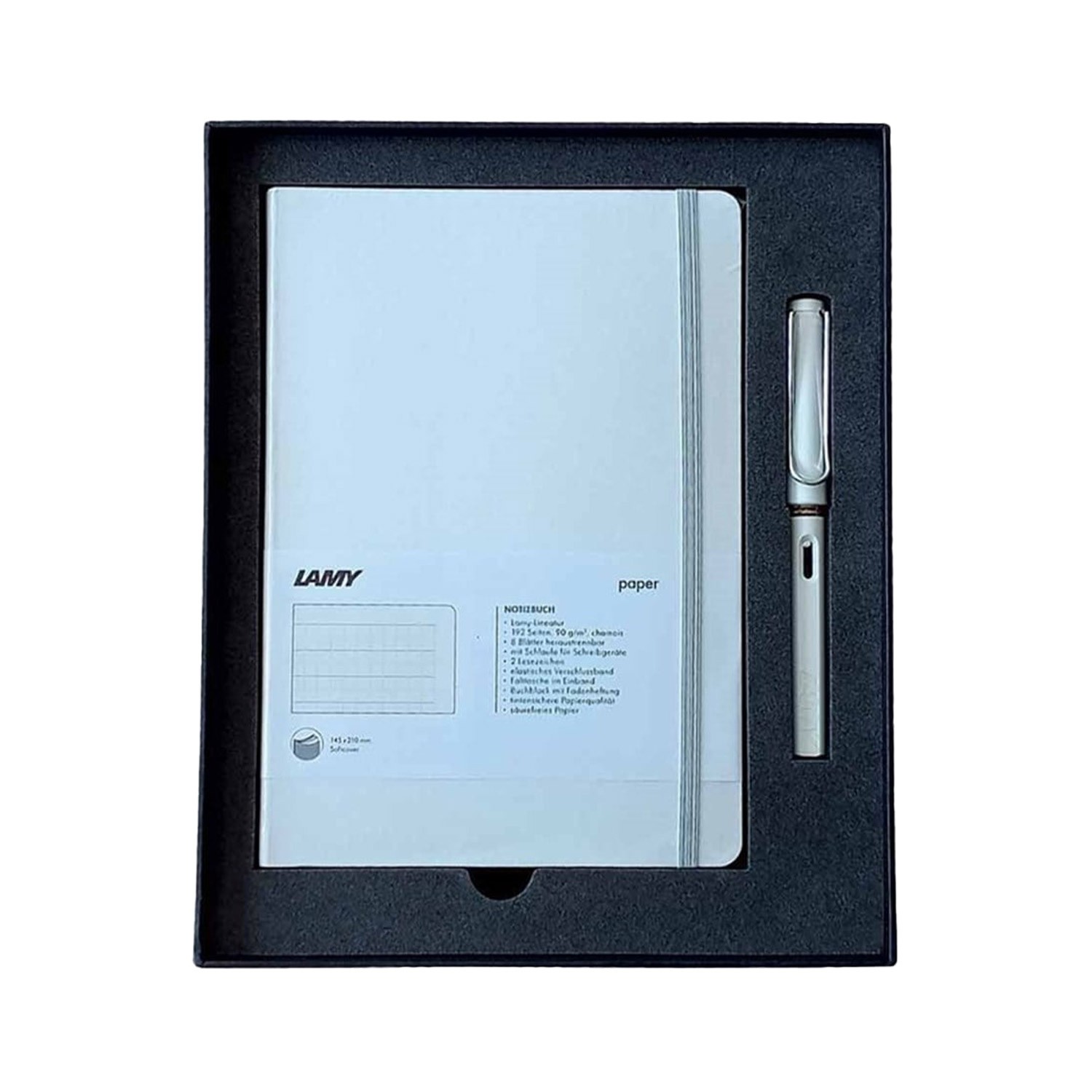 LAMY A5 Defter Safari Dolma Kalem Set - Beyaz