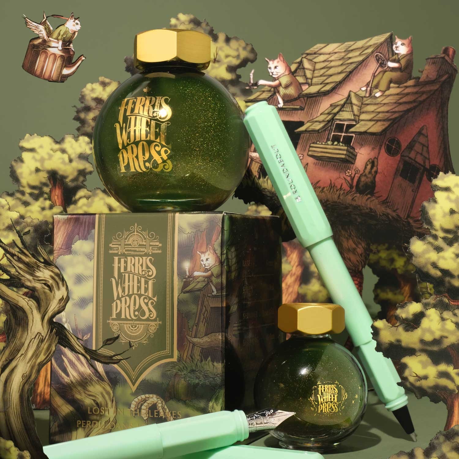 Ferris Wheel Press Lost in the Leaves Şişe Mürekkep - 20 ml