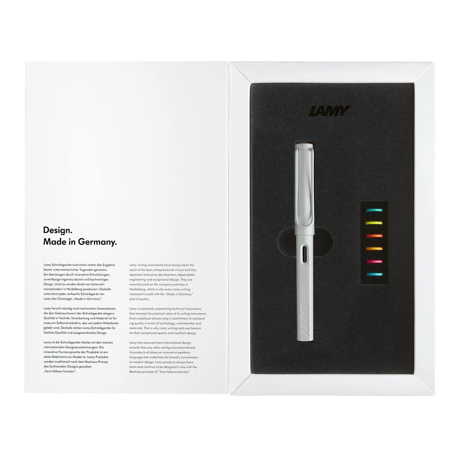 LAMY Safari Multi Colored Rings Set - All White