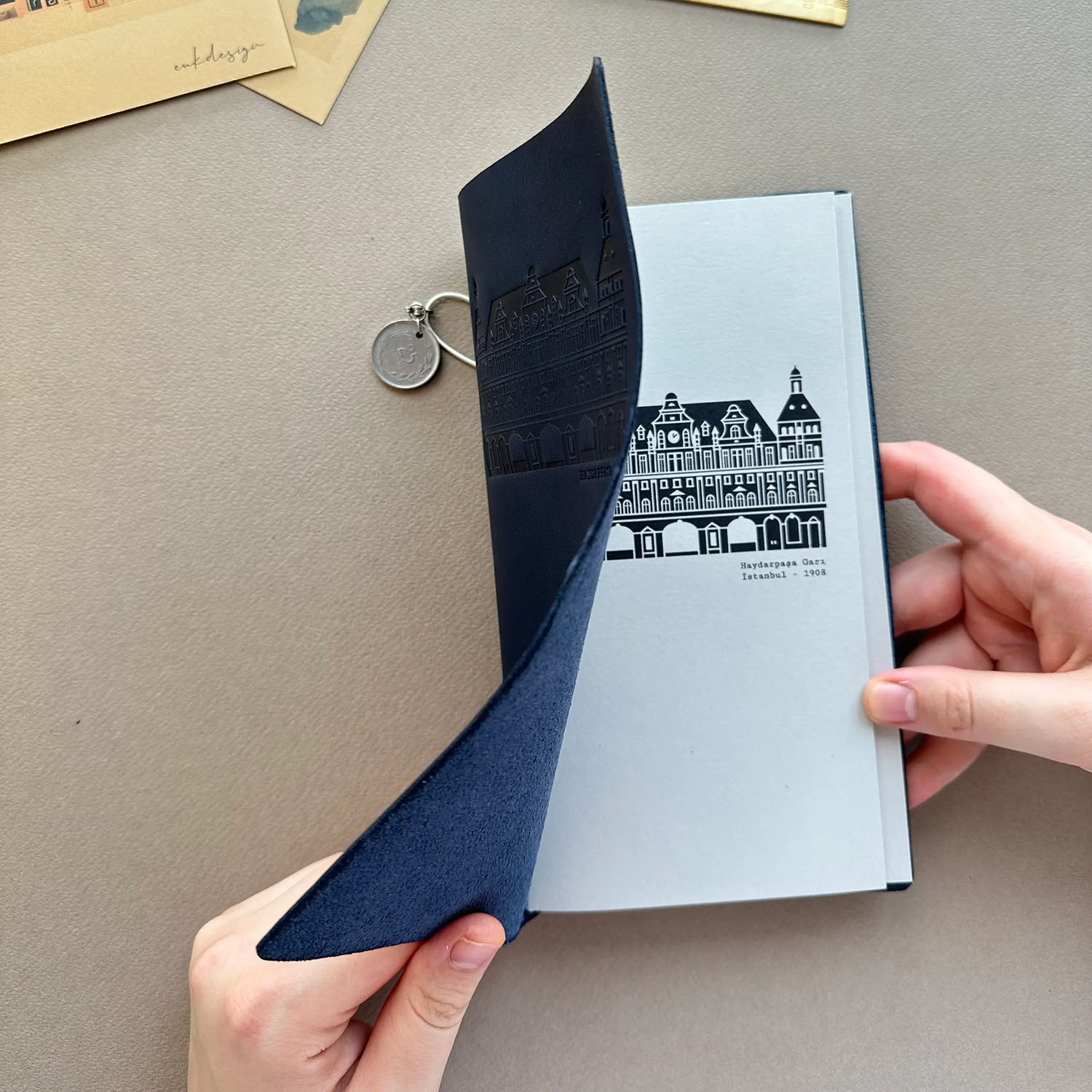Euk Design Haydarpaşa Edition Regular Size Traveler's Notebook Cover