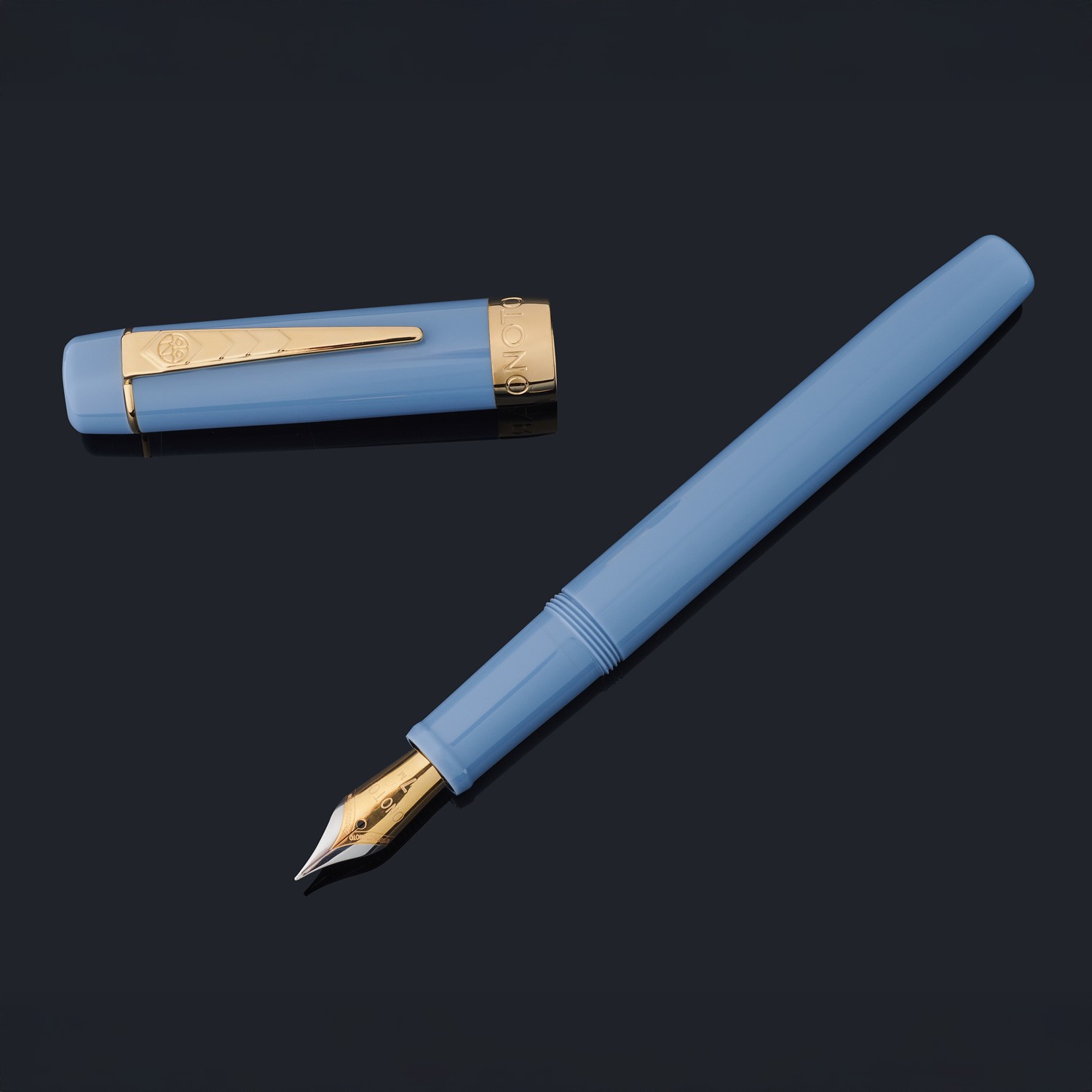 Onoto Scholar Gold Dolma Kalem - Sky Blue