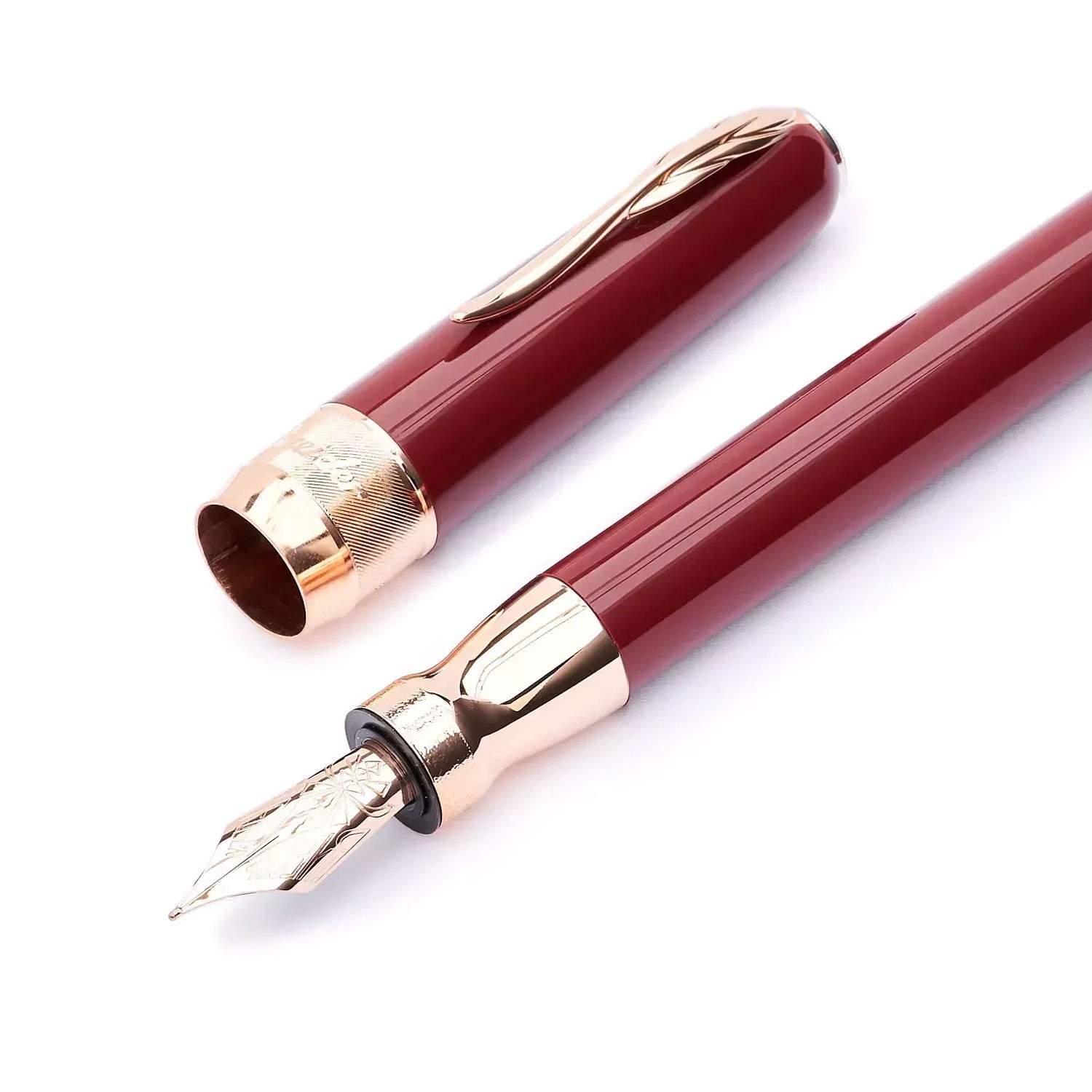 Pineider Classic Rose Gold Bordeaux Dolma Kalem