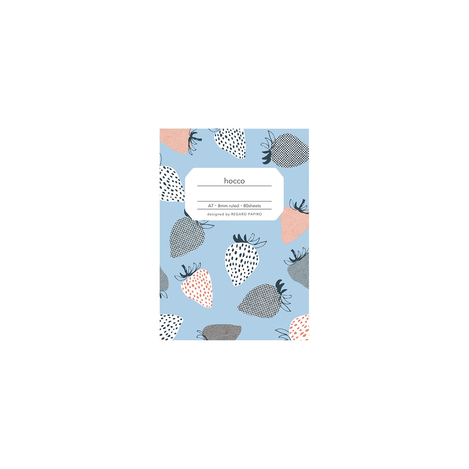 Apica Hocco A7 Çizgili Defter - Çilek
